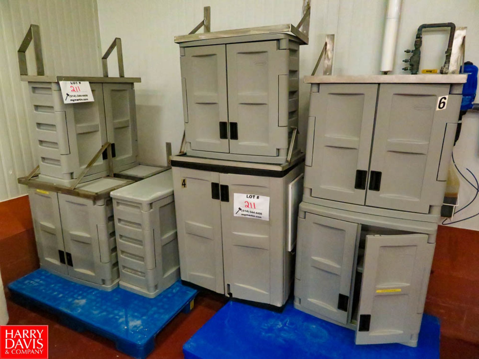 Rubbermaid Plastic Cabinets Rigging Fee: $70