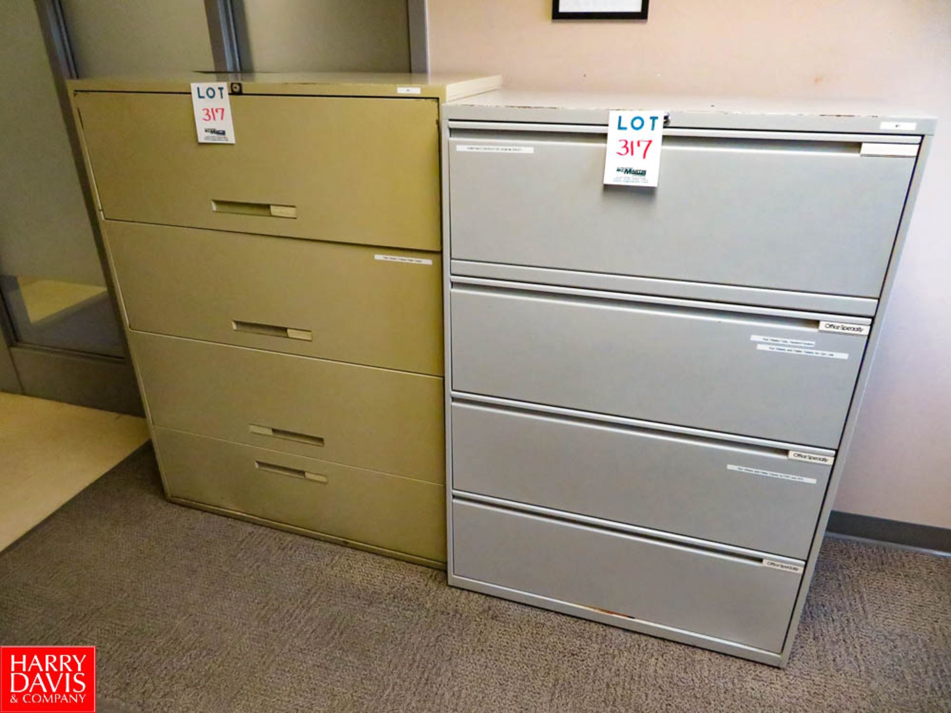 4 Drawer Filing Cabinets Rigging Fee: $70