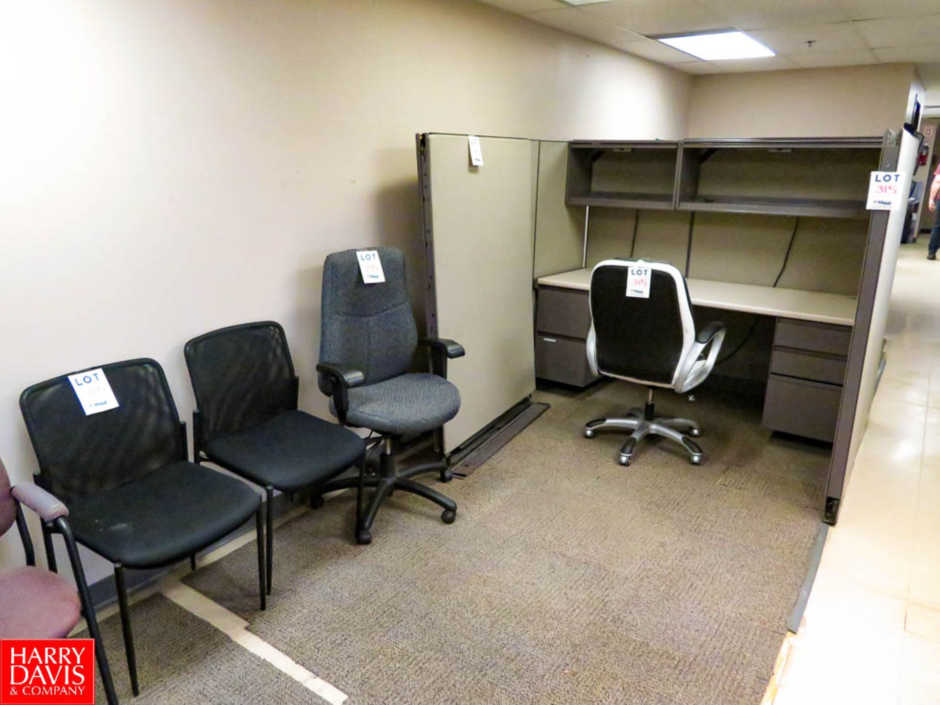 Furniture, Cabinet, Office Station Rigging Fee: $280