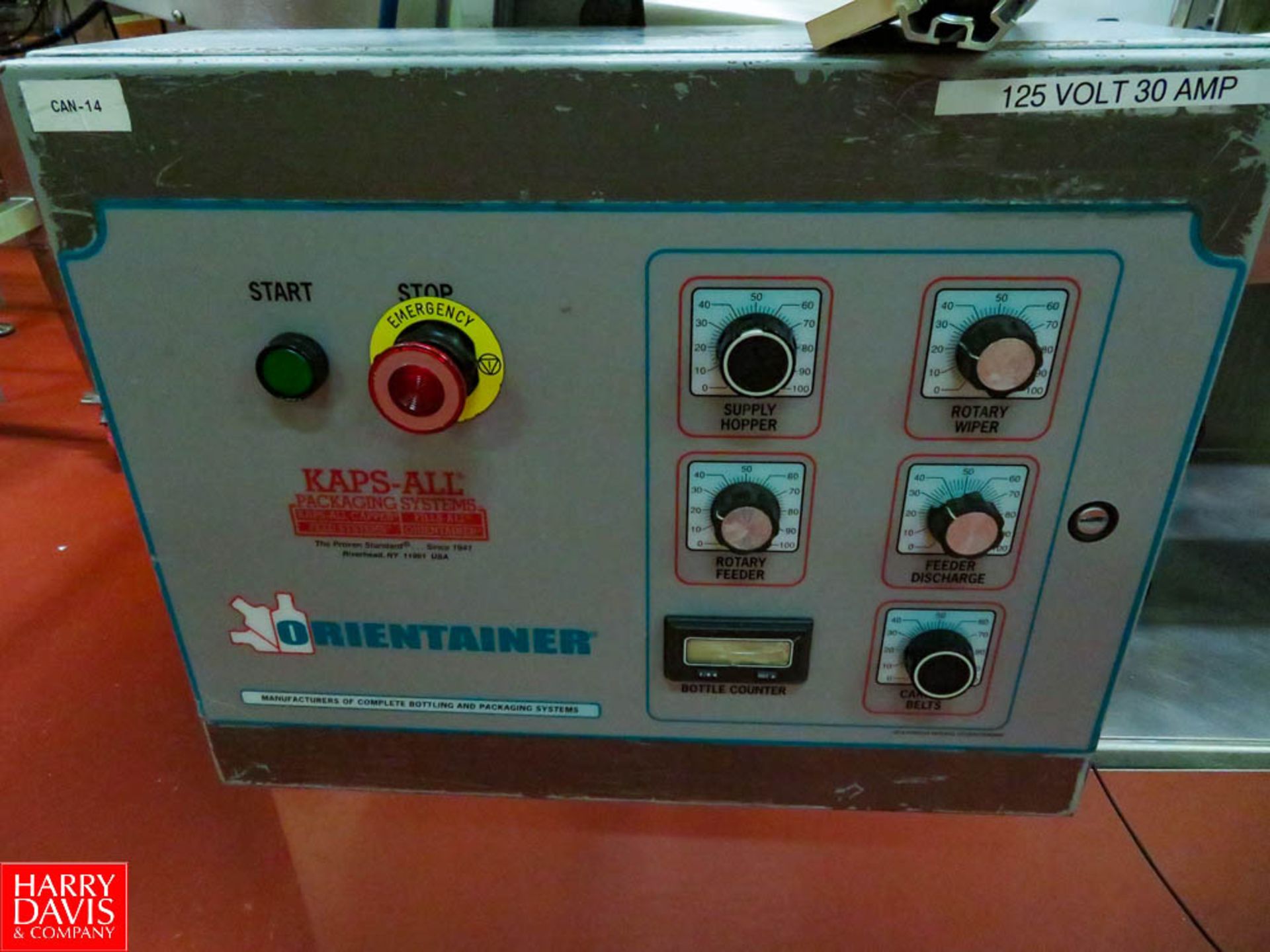 KAPS-ALL Packaging System Can Descrambler/Feeder, Model: AU-60, S/N: 14680 Rigging Fee: $280 - Image 2 of 4