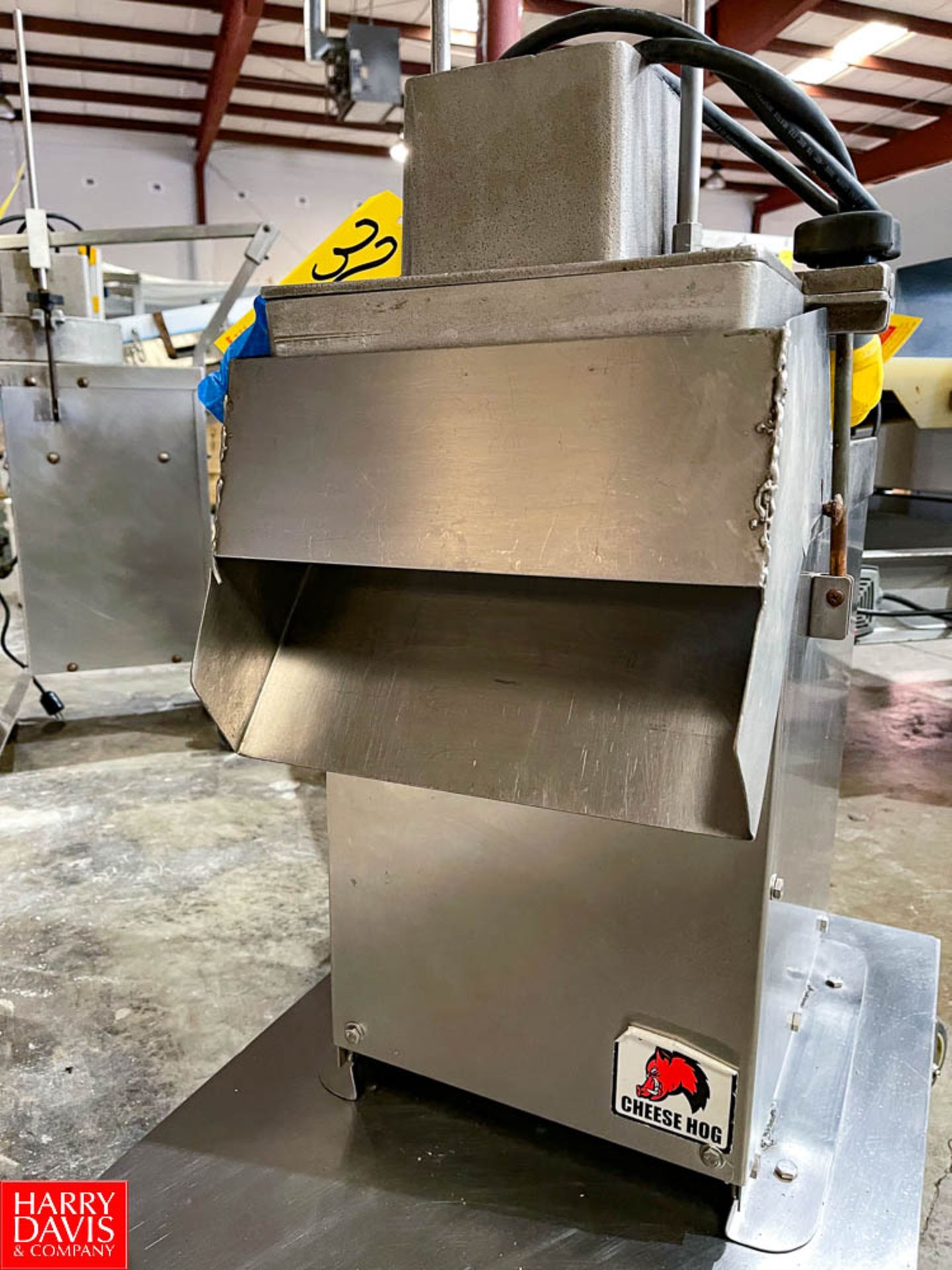 Cheese Hog S/S Cheese Grinder, Model: GS1. Rigging Fee: $250