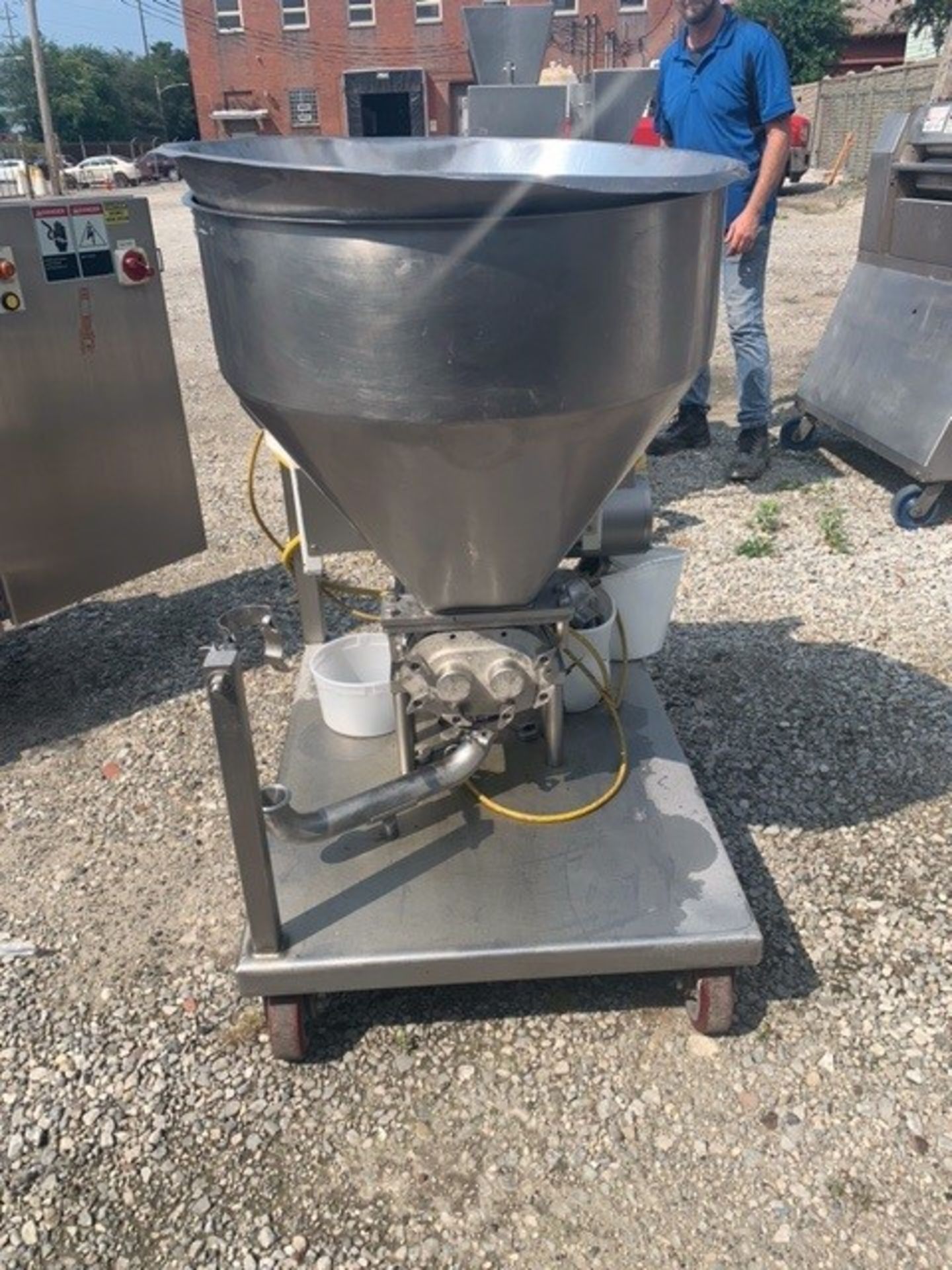 Simplex Pump Model AS-1, With Positive Displacement Pump And Mixing Hopper. Rigging Fee: $75 - Image 4 of 4