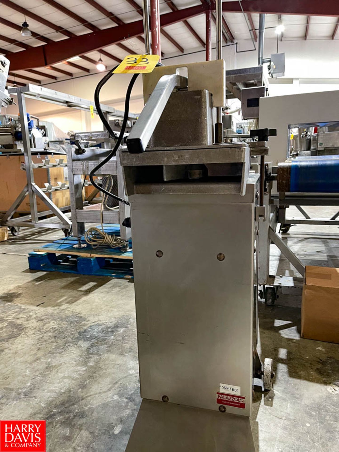 Palazzolo S/S Cheese Grinder. Rigging Fee: $250