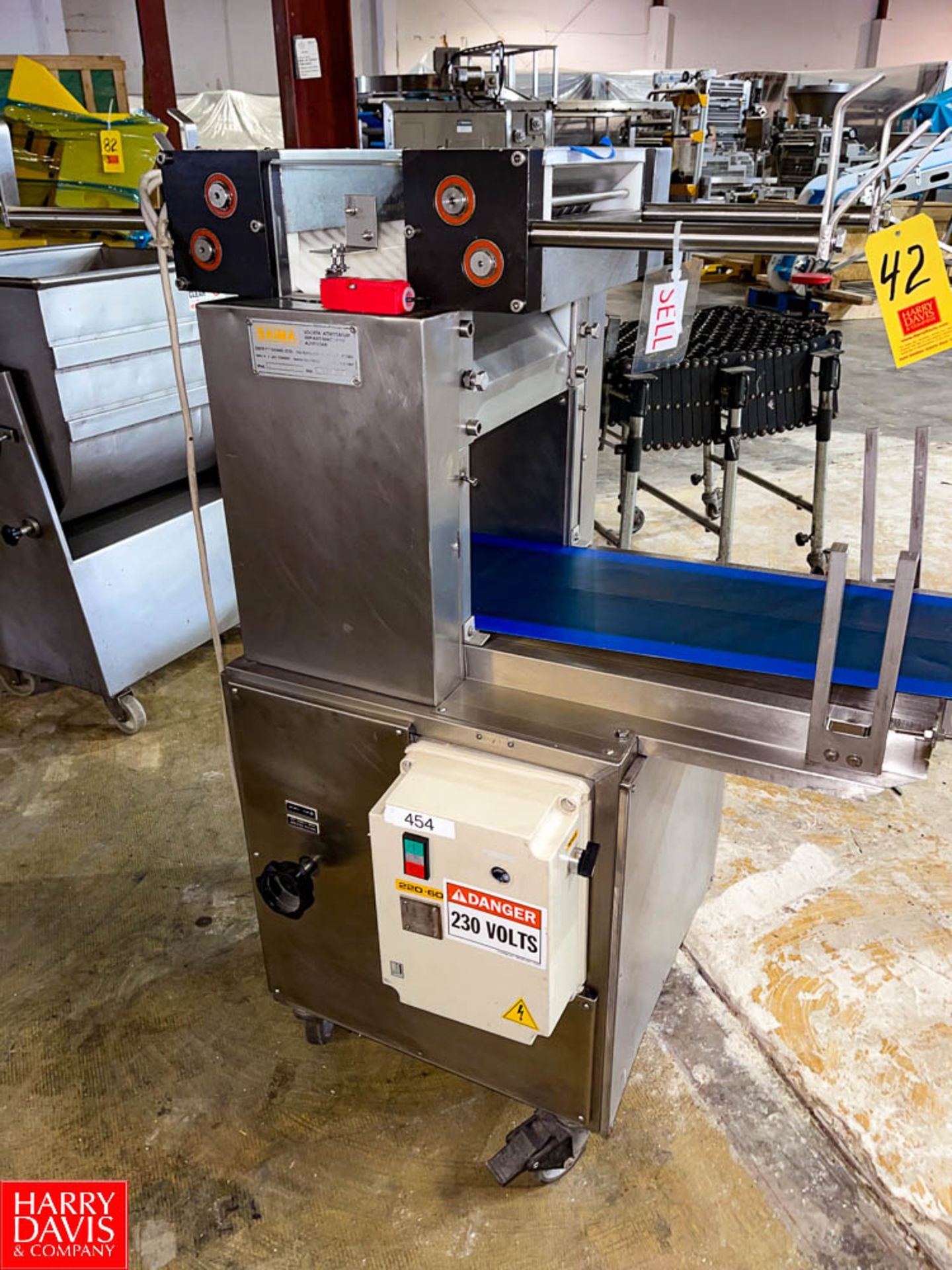 SAIMA Pasta Sheeter Cutter, Model: ST 300, S/N: MSS 14/1. Rigging Fee: $350