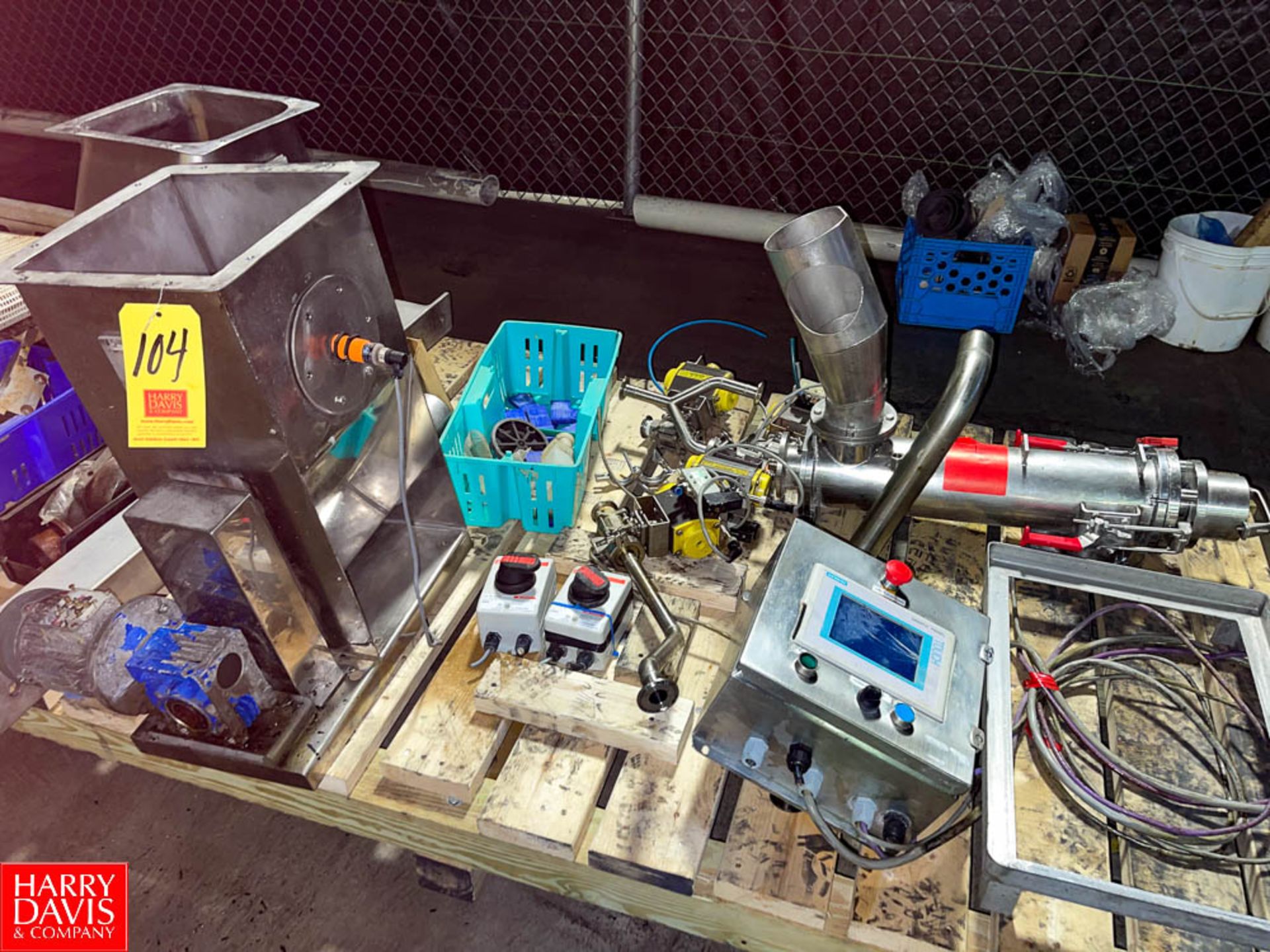 Air Actuated Ball Valves, S/S Mixer Fill Tubes, S/S Feeders, And Controls Location: Mt. Pleasant,