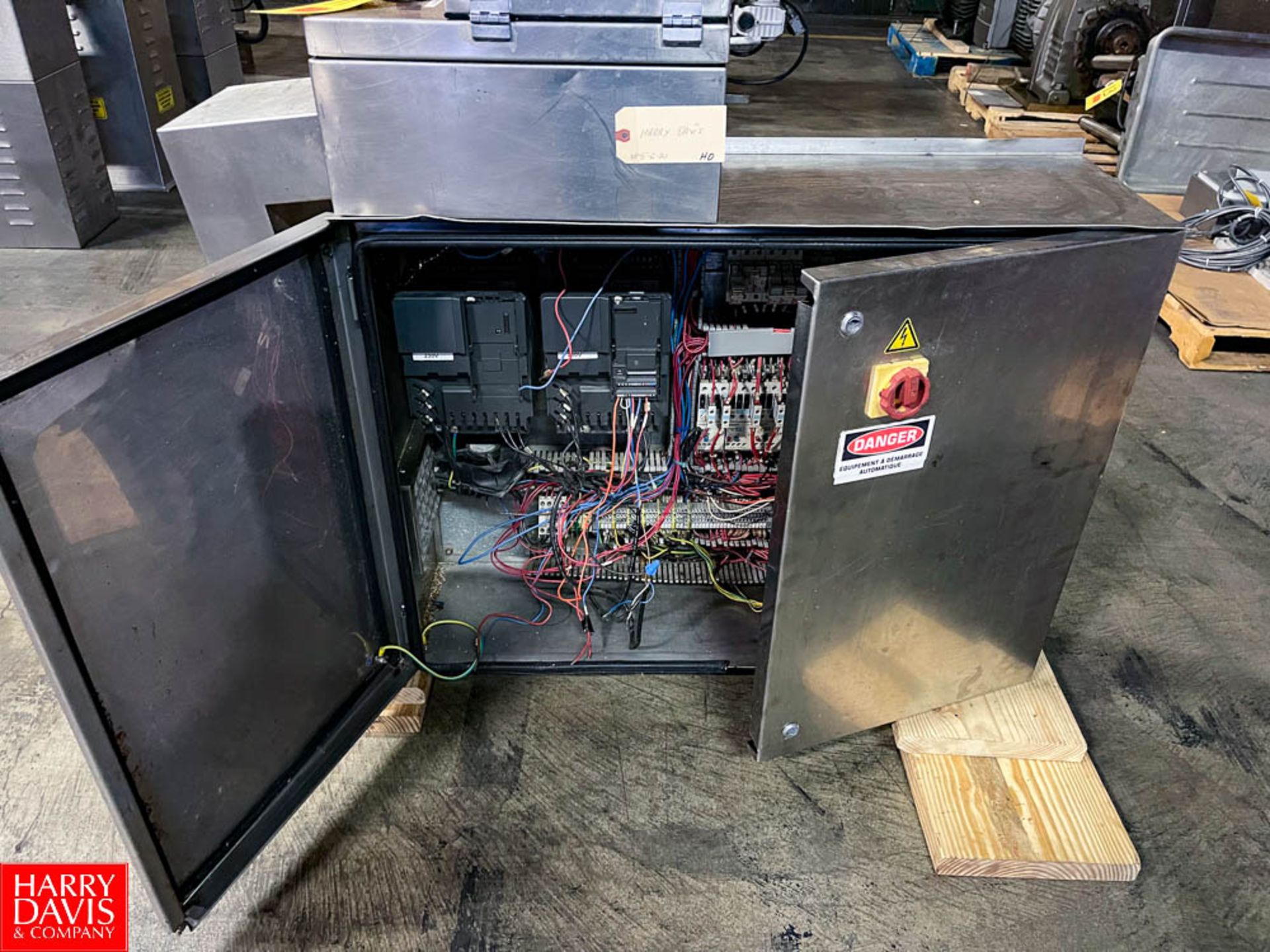 S/S Electrical Panel, With (2)Variable Frequency Drive's And Relays Location: Mt. Pleasant,