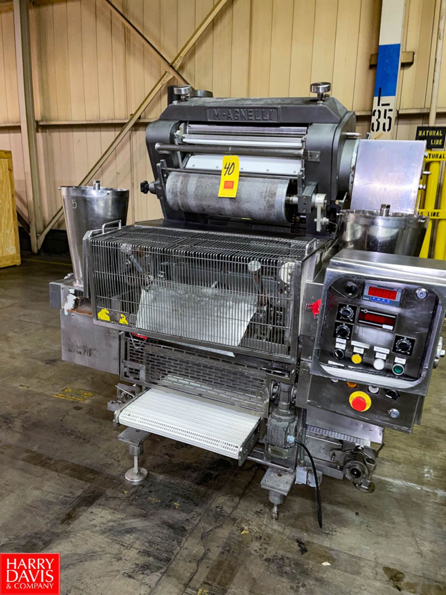 Agnelli S/S Pasta Sheeter/ Former, Model: A540, S/N: 901.0255 Location: Mt. Pleasant,