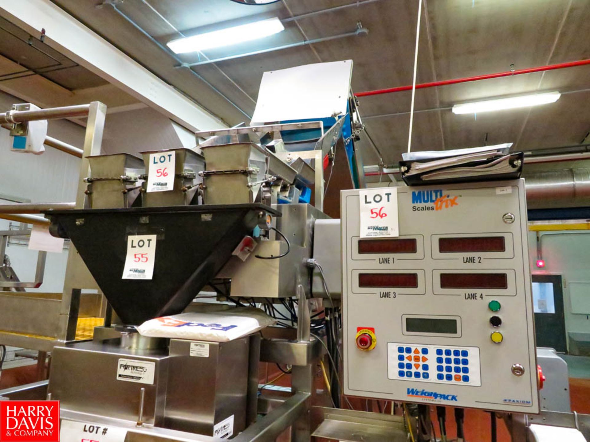 Weigh Pack Systems 3 Head Multi Trix Scale Filler, With Controls Located in Mt. Plesant, PA