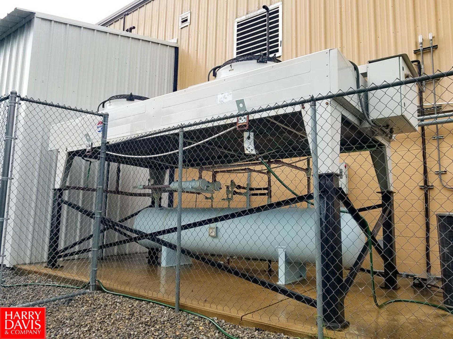 2014 Gunter Air Cooled FreonCondenser Model: S-GVH-090.48/2X2-N(L)M, S/N: 300/832635.0001 Rigging