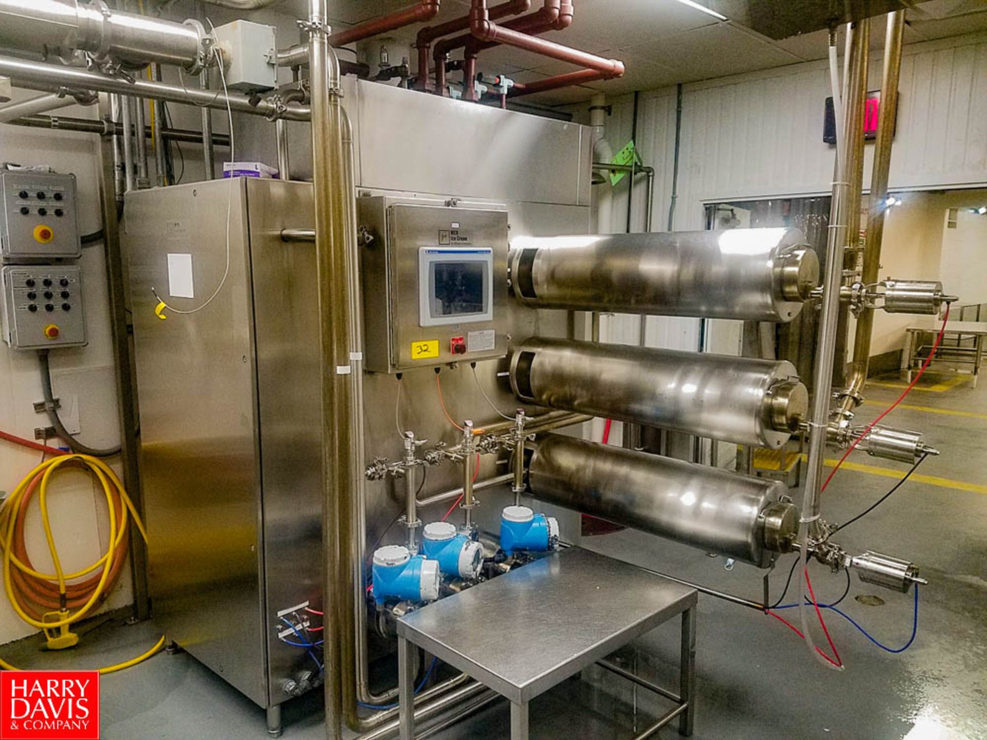 2015 WCB V603 3-Barrel Ice Cream Freezer, with Remote Electrical Panel, PLC Overrun Controls, And