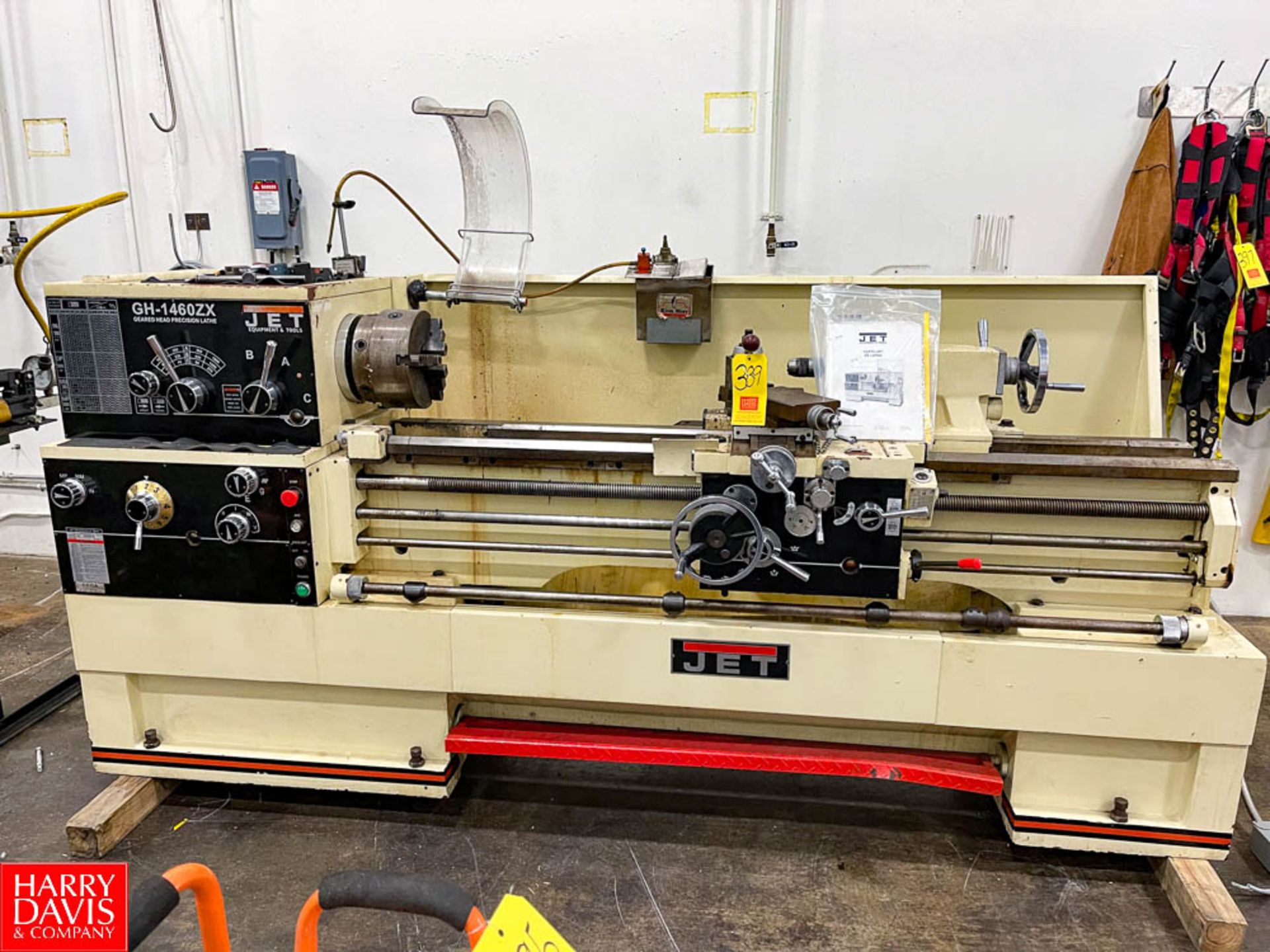 Jet Lathe Model GH-1460ZX with 3 Jaw Chuck Rigging Fee: $ 300