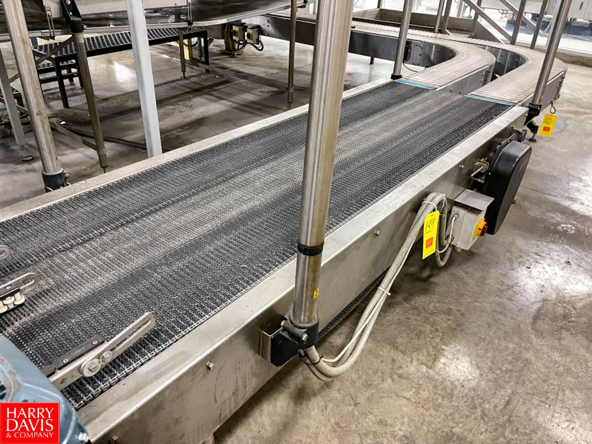 97"" x 34"" S/S Frame Power Belt Conveyor with Drive   ***Subject to the Bulk Bid. Lot 133***