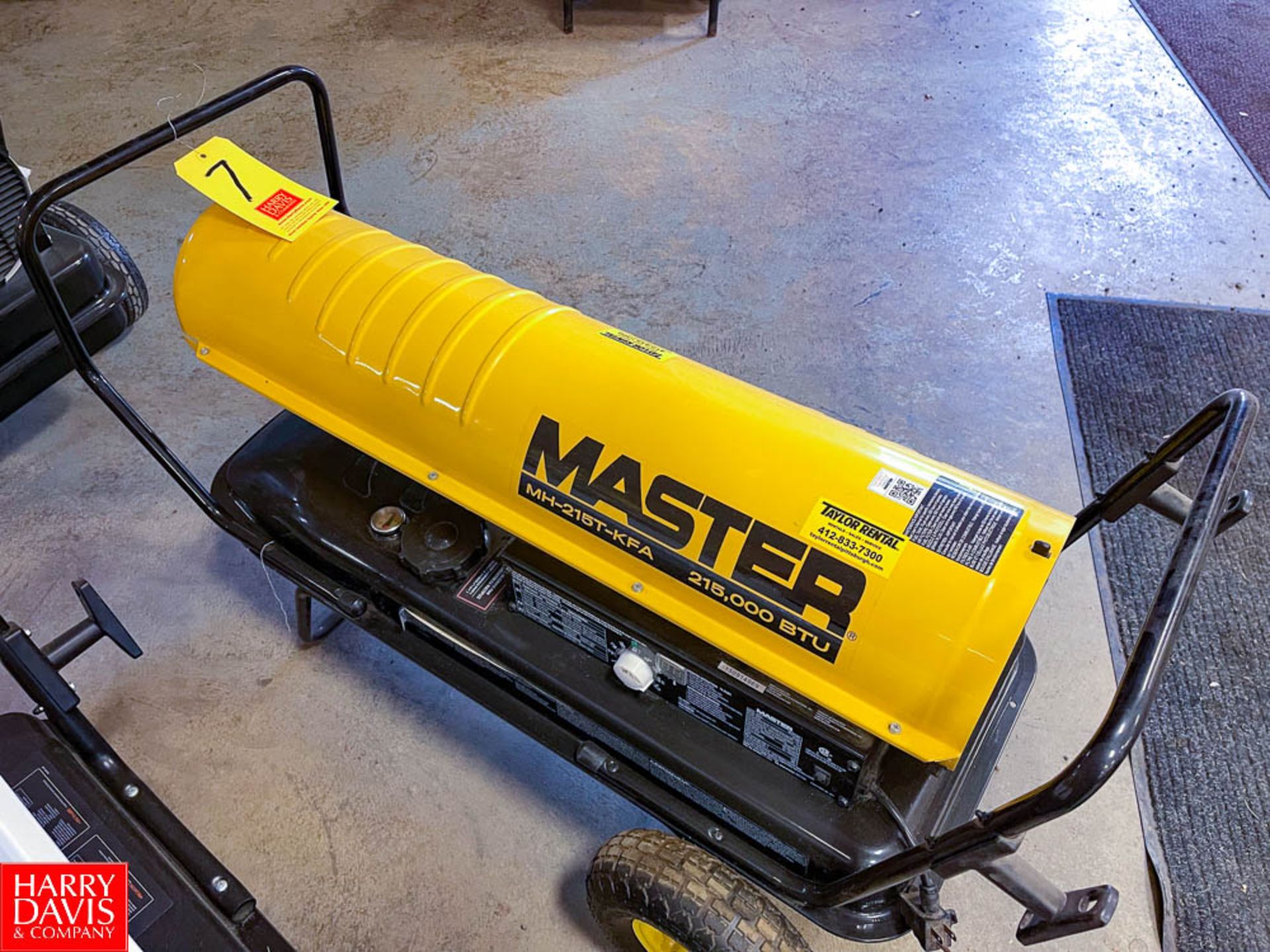 New Master 215,000 BTU Torpedo Heater Model MH-215T-KFA