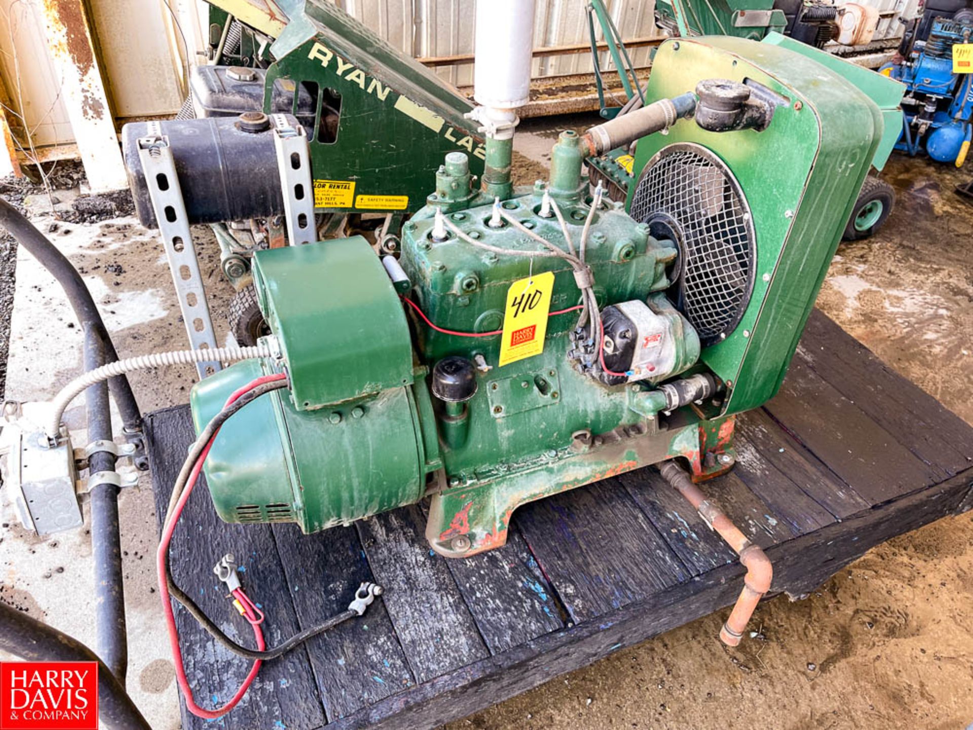 Kohler Electric Plant Model 2R99, 2KVA with 4 Dry Gasoline Motor. Repair Needed