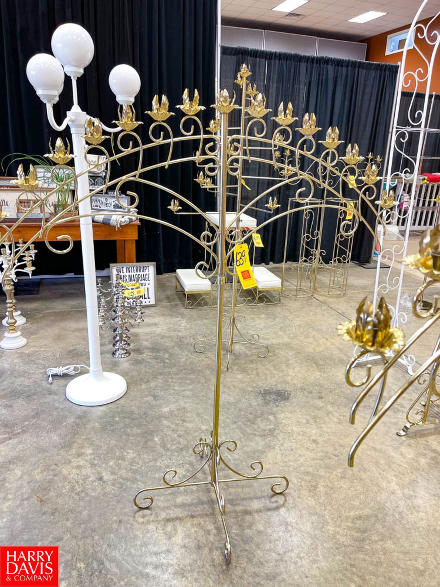 15 Candle Post Style Candelabra