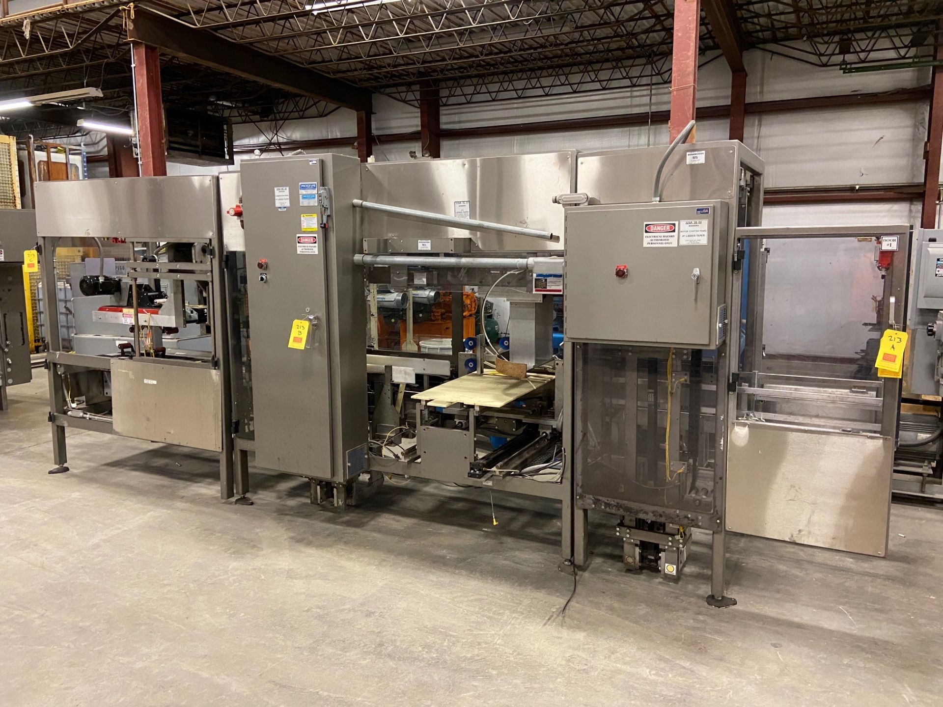 Bulk Bid: Prototype Lidder / Taper with Toshiba VFDs, S/S Tray Elevator and S/S Top and Bottom Case