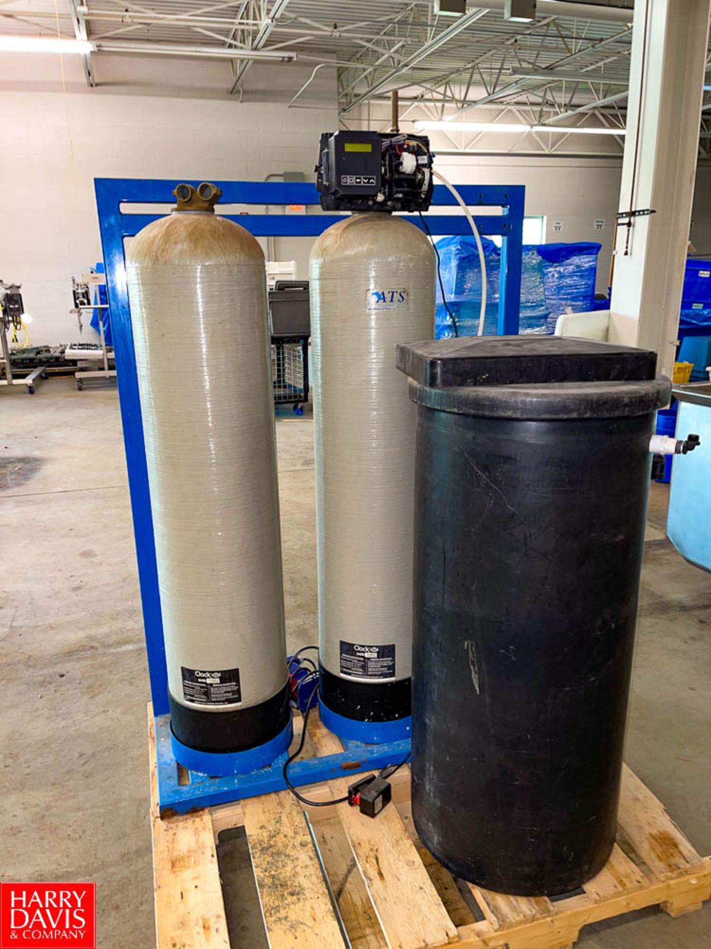 ATS 2 Tank Water Softener with Salt TankLocation: Blawnox, PA Rigging Fee: $ 75