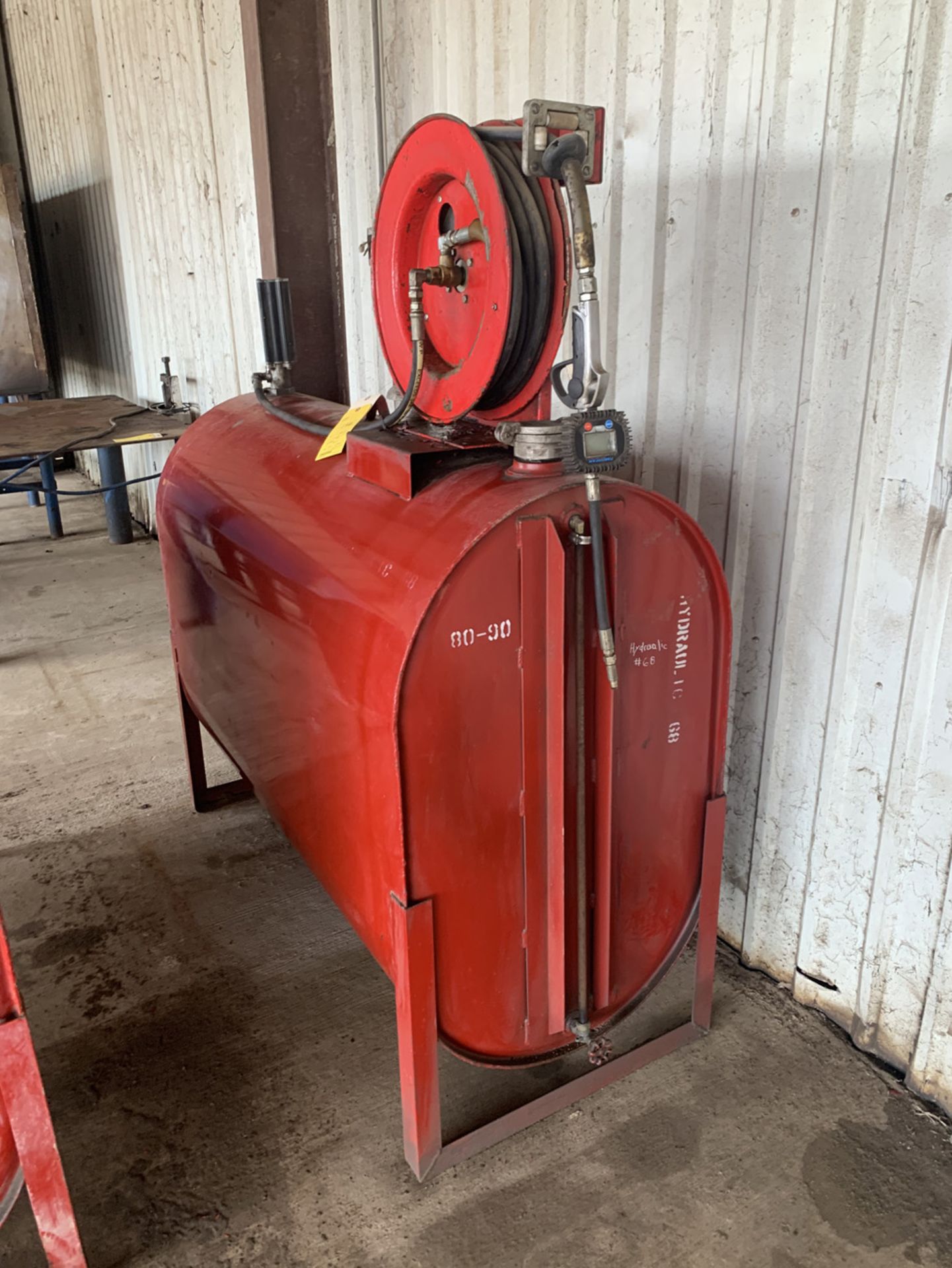 Cutting Oil Tank with Hose Reel and Digital Gun