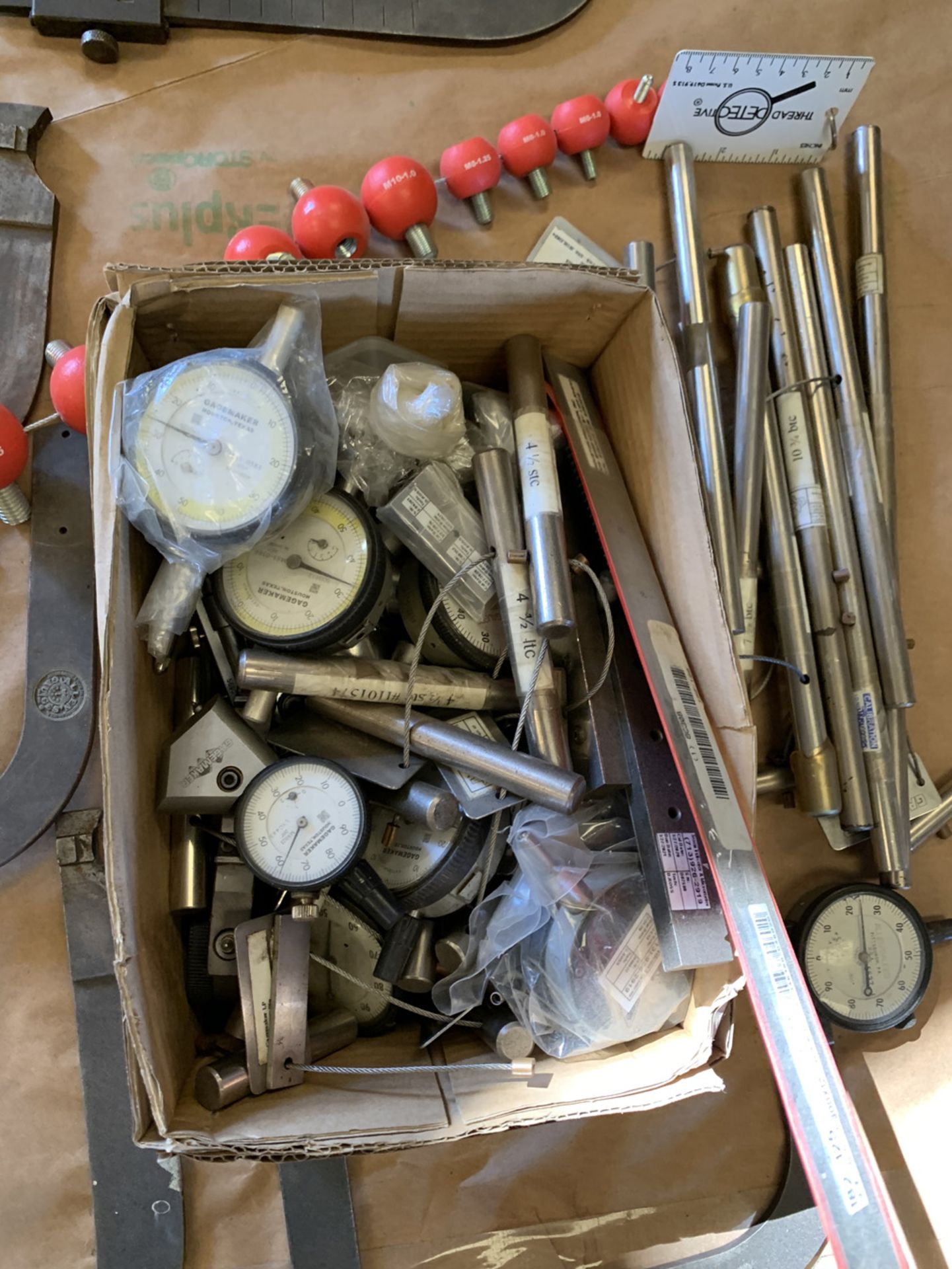 Lot: Allen Gauges-assorted sizes, with box of standard gauges, thread gauges, and Thread Detective - Image 4 of 4