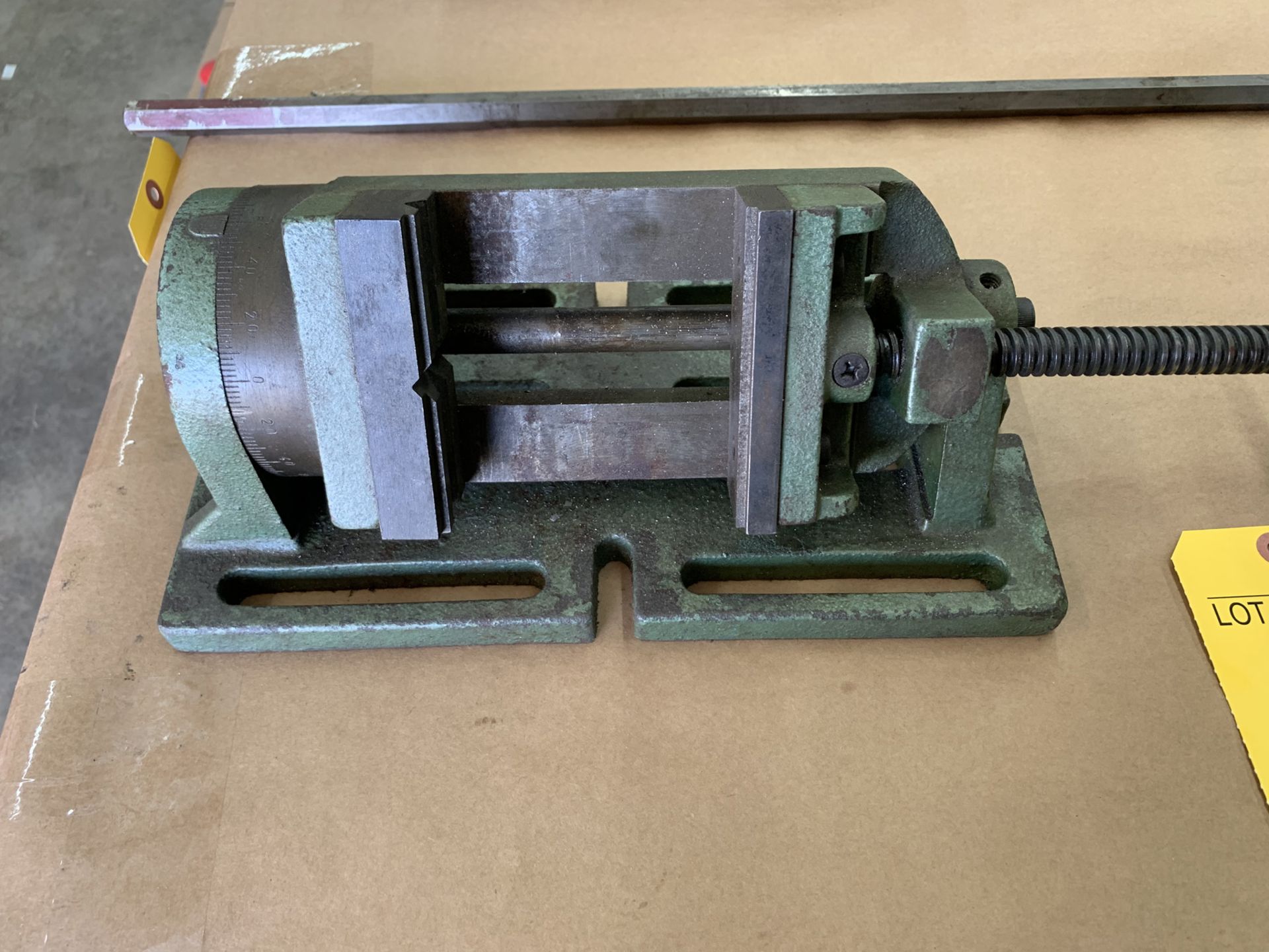 Lot of 2: (1) 4" Rotating Mill Vise; (1) 3-1/2" Rotating Mill Vise - Image 2 of 3