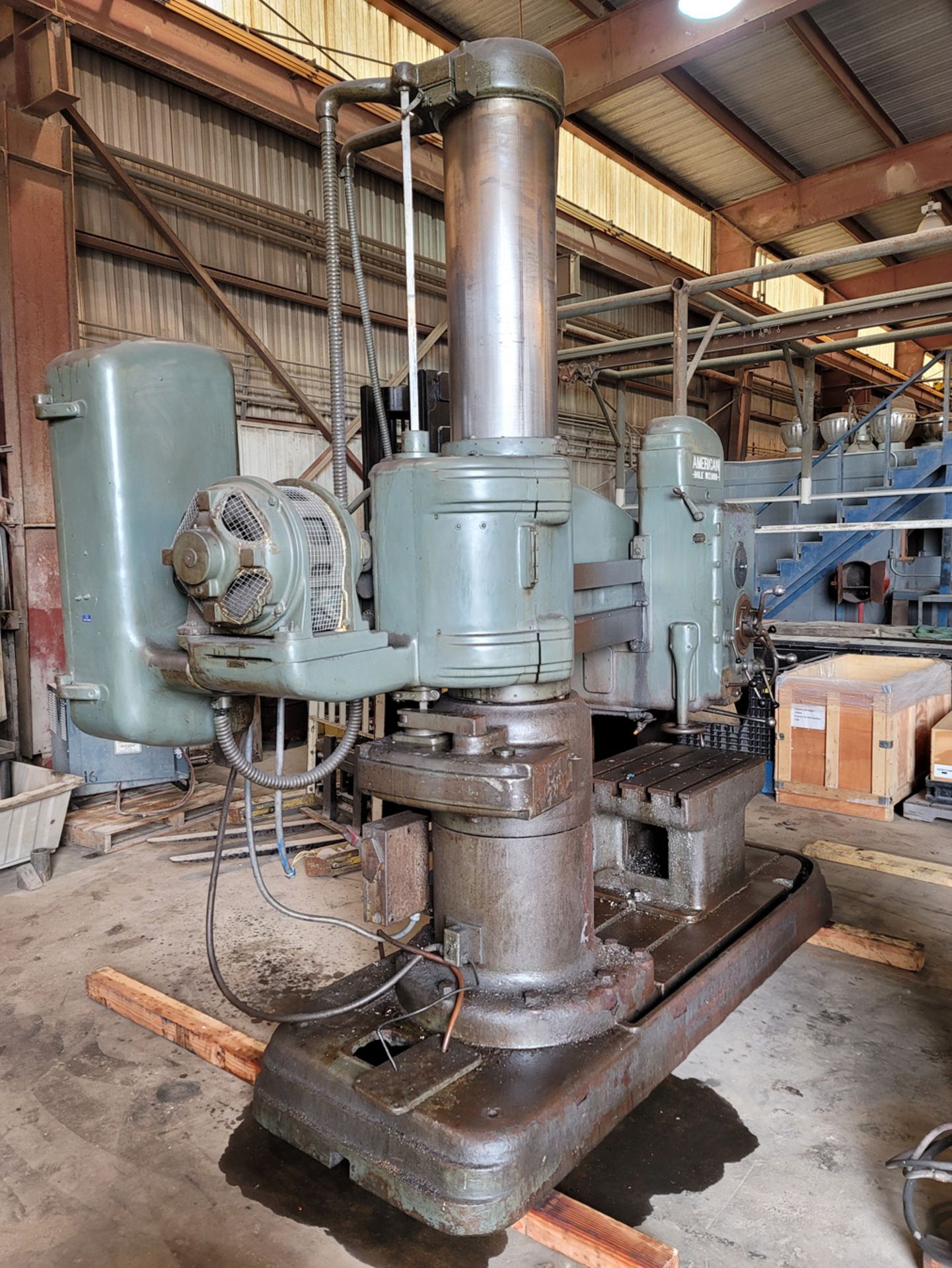 4' 13" American Hole Wizard Radial Drill - Image 7 of 11