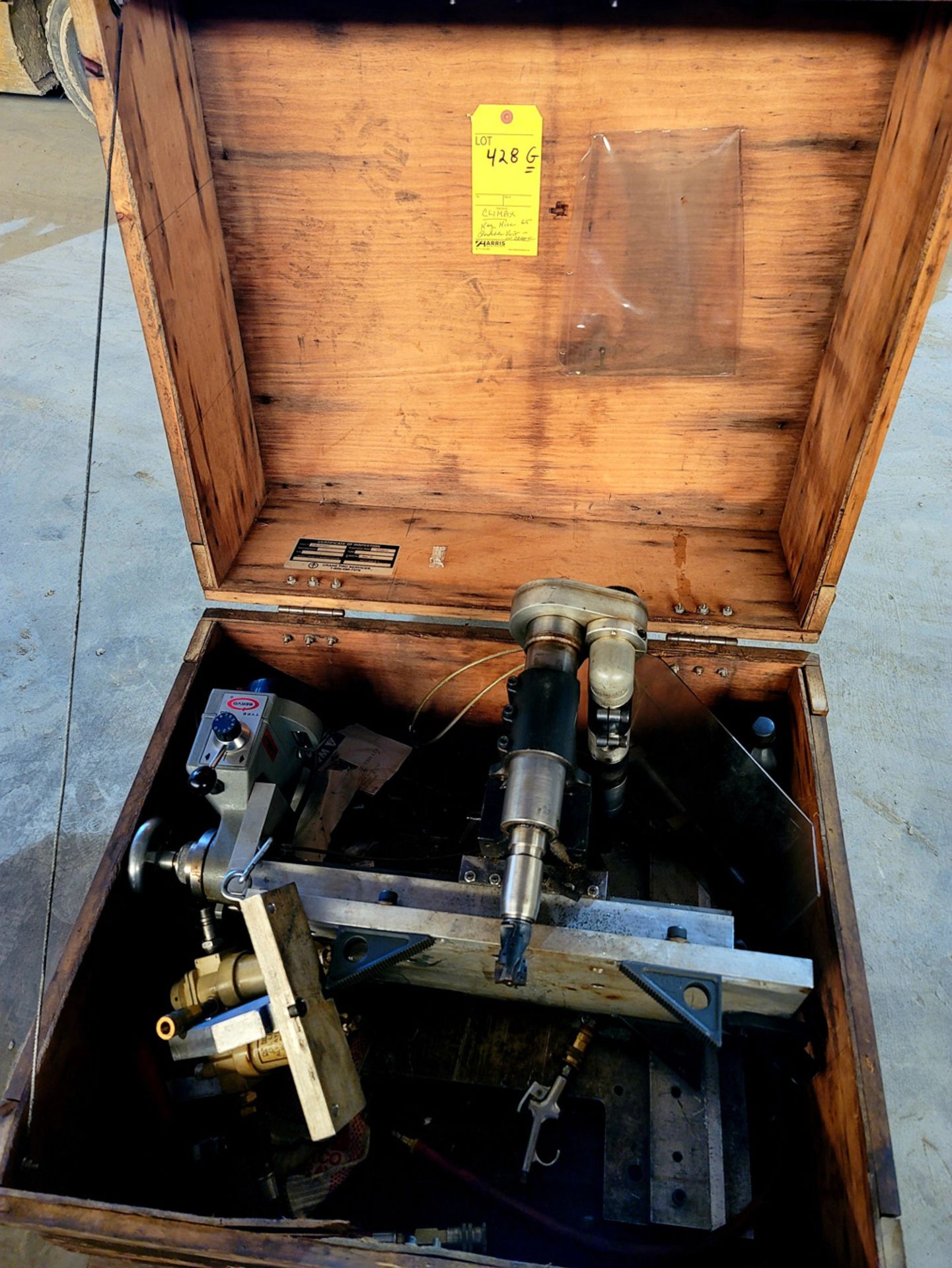 Climax Key Mill 65 Portable Unit in crate - Image 2 of 2