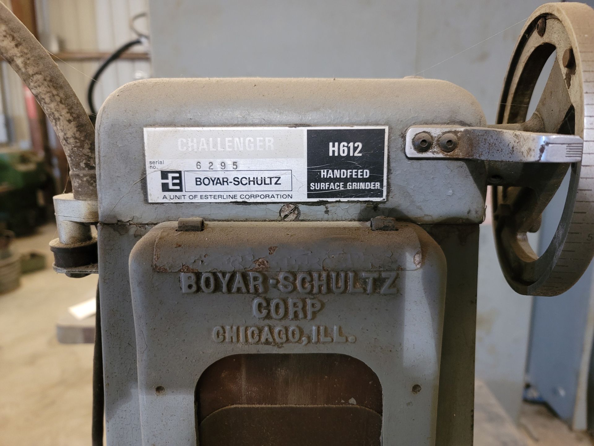 Boyar Schultz Challenger Model 612 Hand Feed Surface Grinder - Image 2 of 8