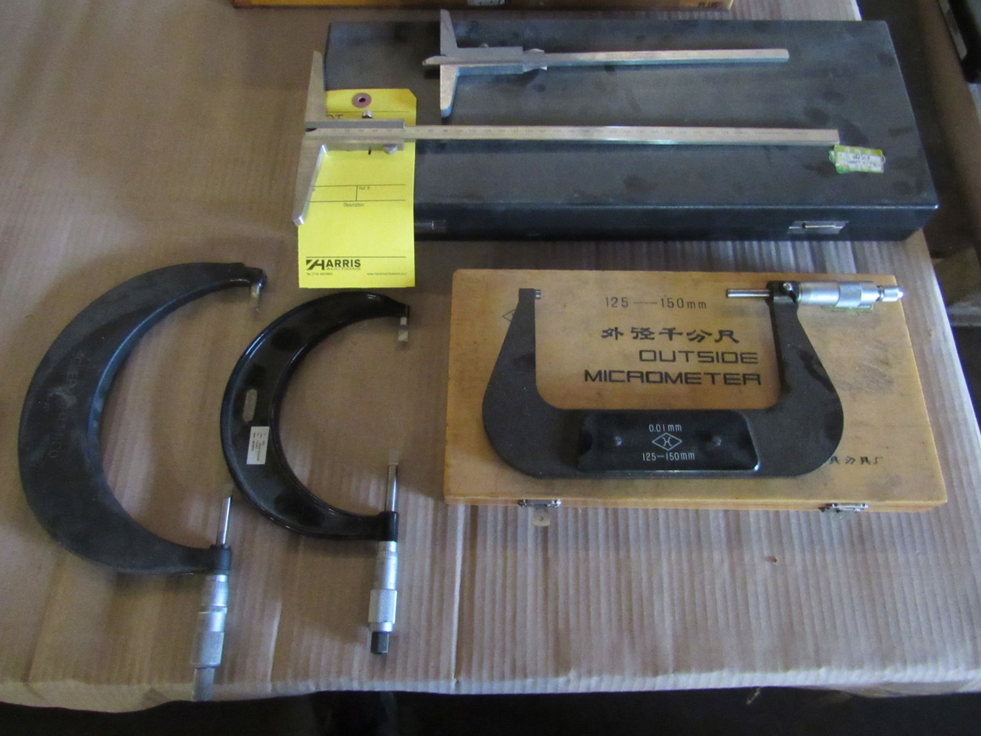 Lot of 3 O.D. Micrometers + 2 Calipers