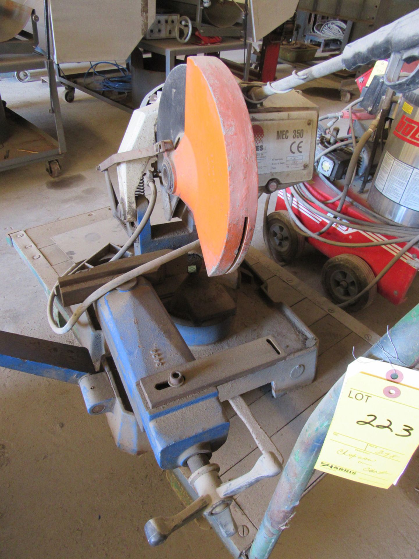 Chopsaw on Cart - Image 4 of 4