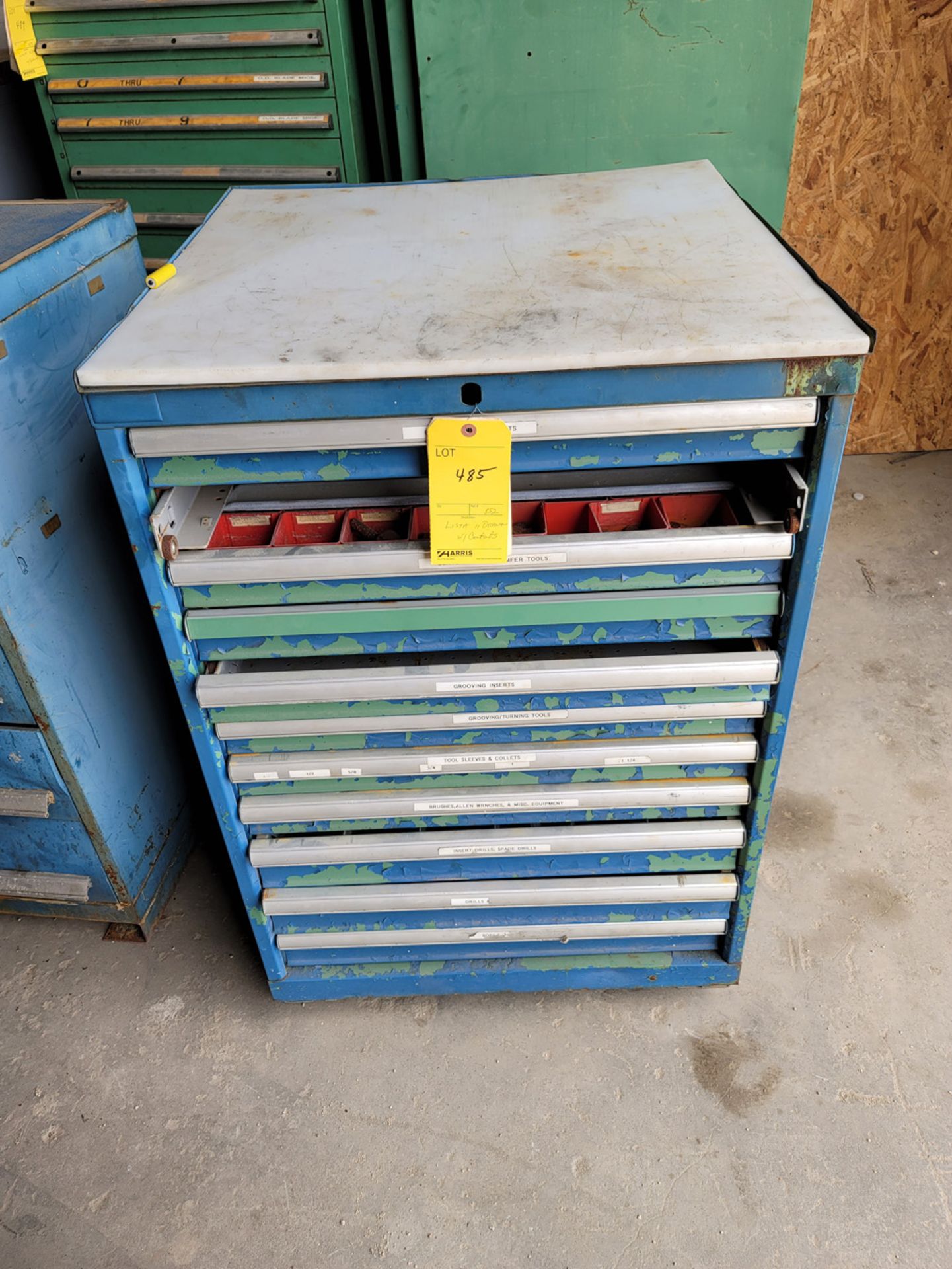 Lista 11 Drawer Tool Cabinet with Contents