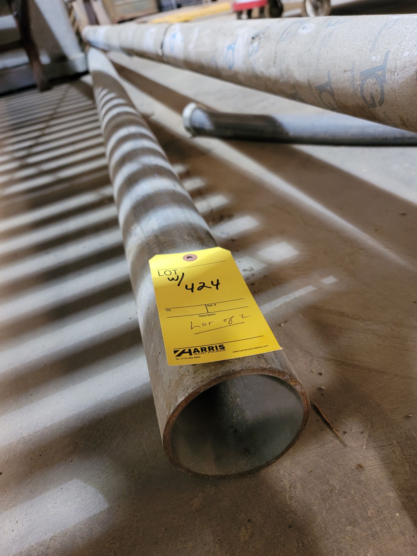 Lot of 2: (1) 35' Stainless Steel Solid Bar, (1) 15' Aluminum Tube - Image 2 of 4