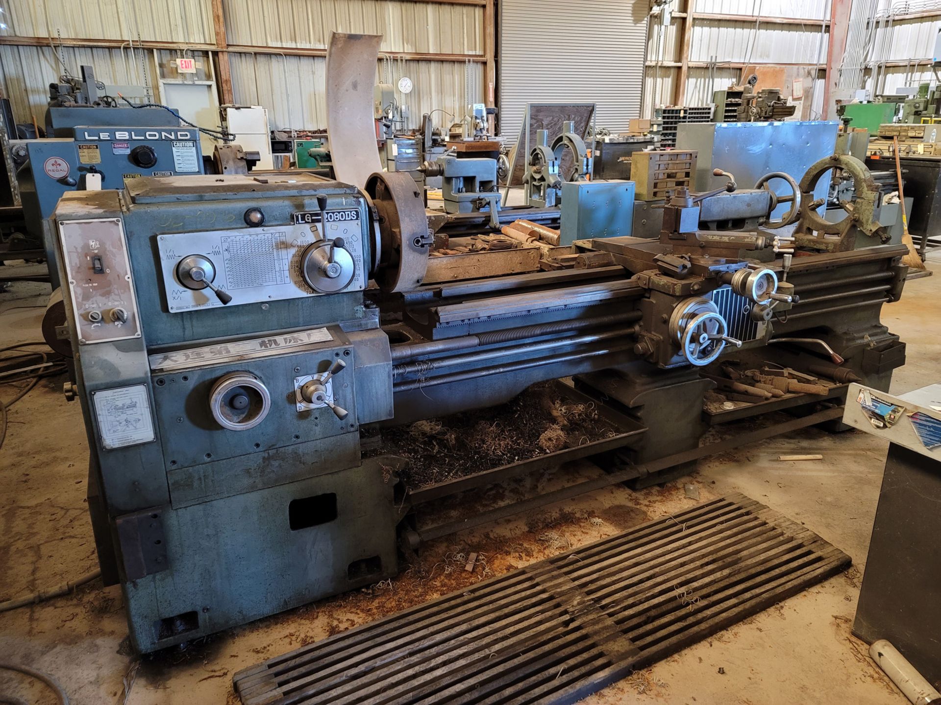 20" x 80" LG-2080DS Engine Lathe