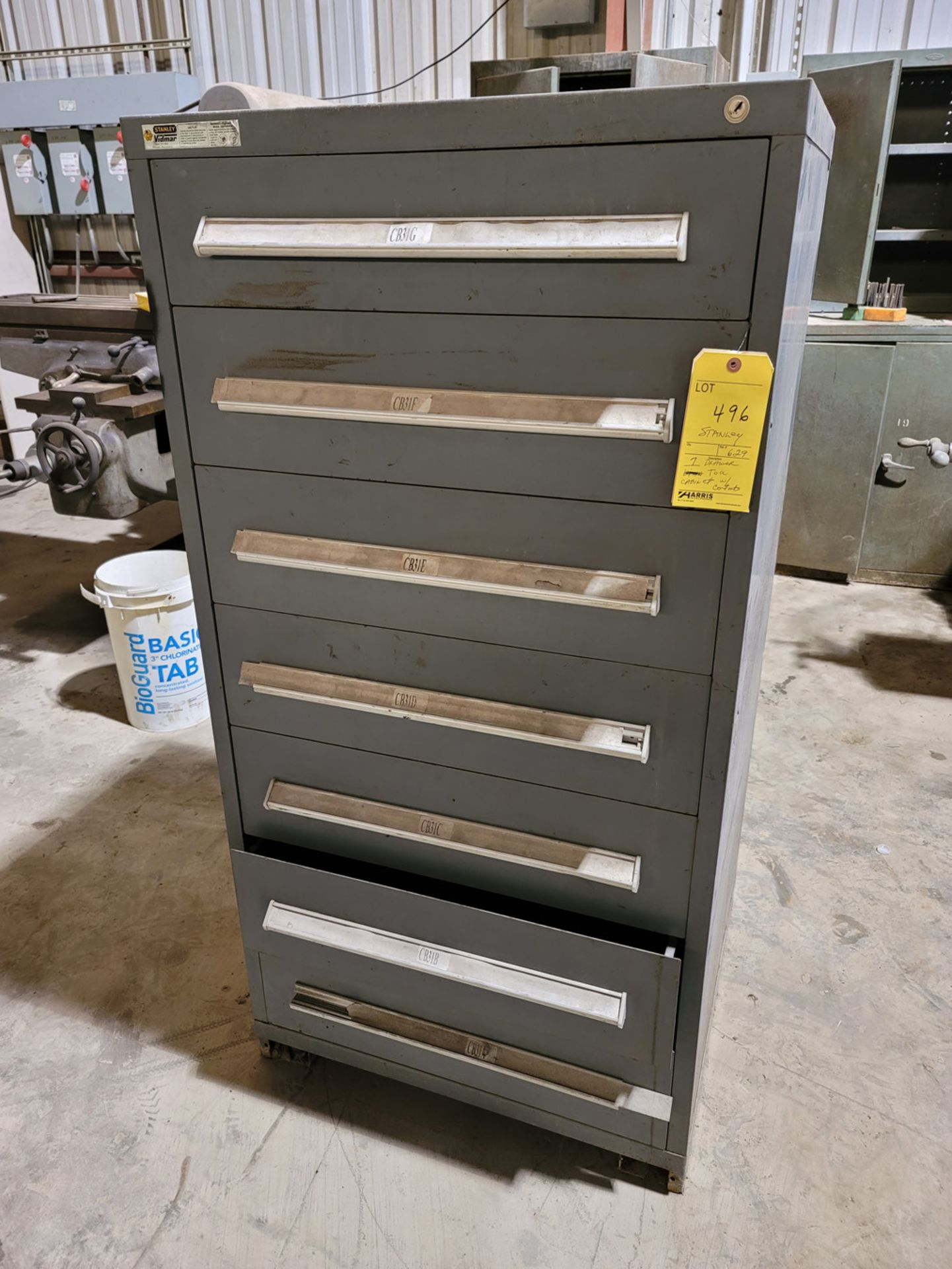 Stanley 7 Drawer Tool Cabinet with contents