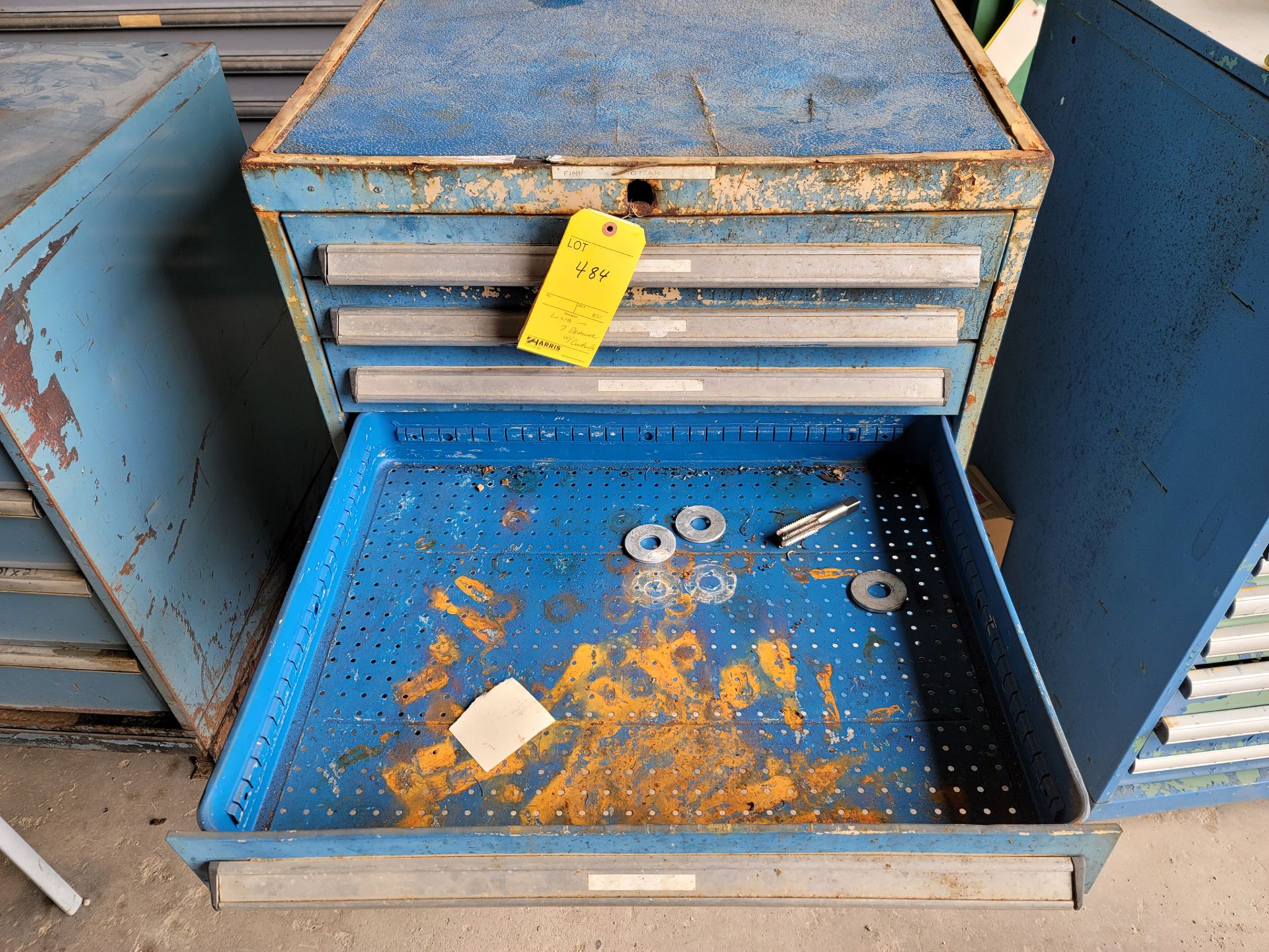 Lista 7 Drawer Tool Cabinet with Contents - Image 5 of 8