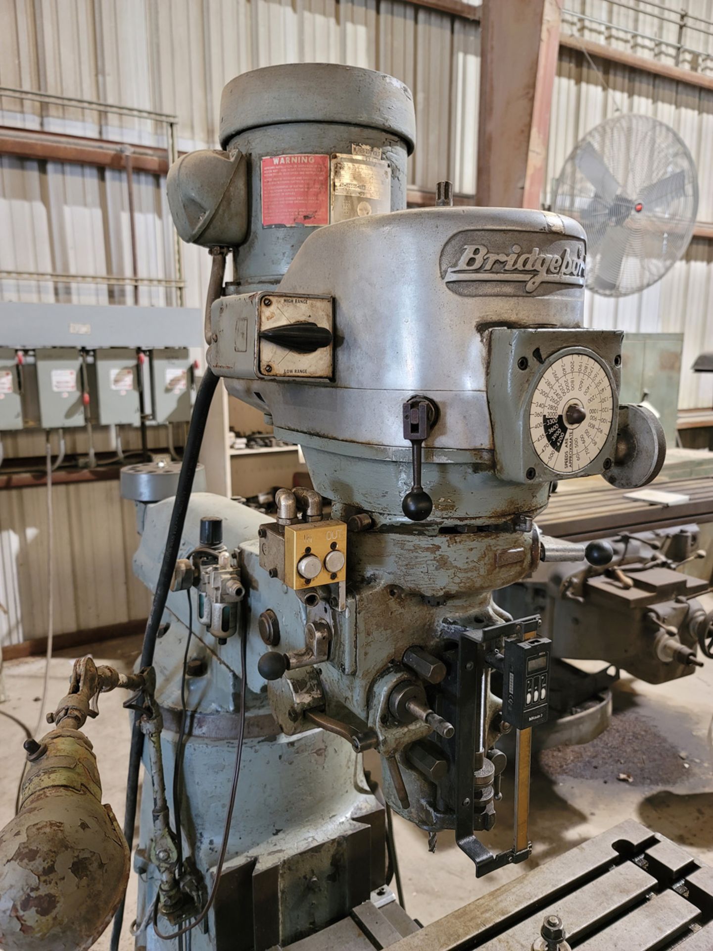 Bridgeport 111519 Vertical Milling Machine, S/N-2831237 - Image 9 of 9