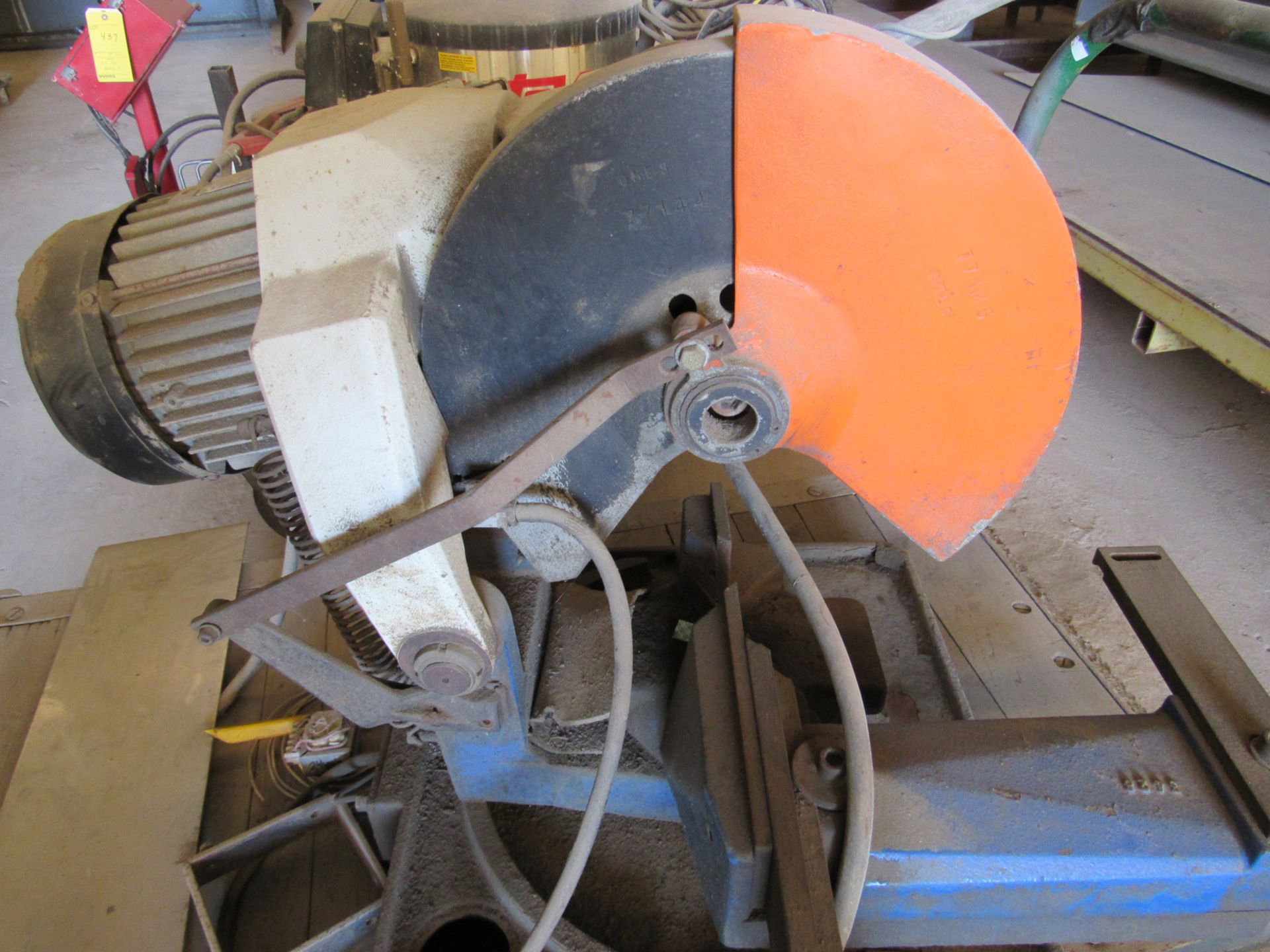 Chopsaw on Cart - Image 3 of 4