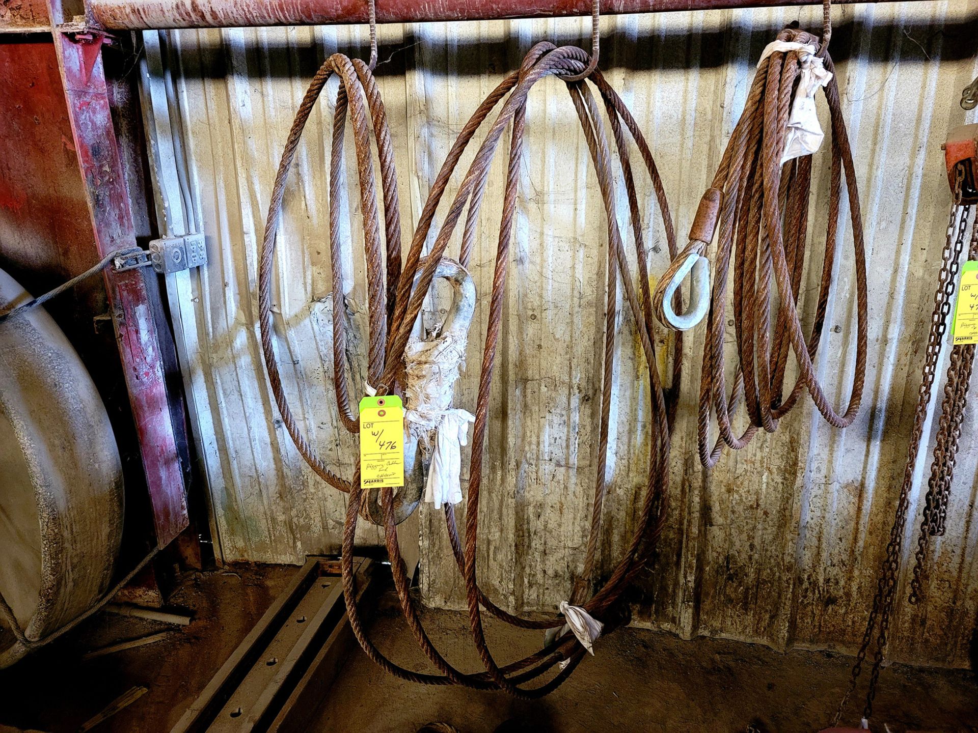 Lot: Rigging Cables and Chains