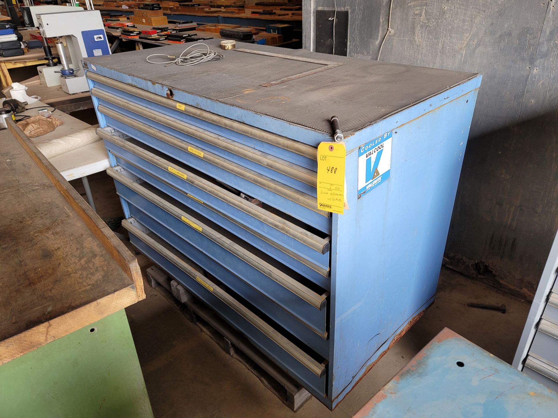 Lista 8 Drawer Tool Cabinet with Contents