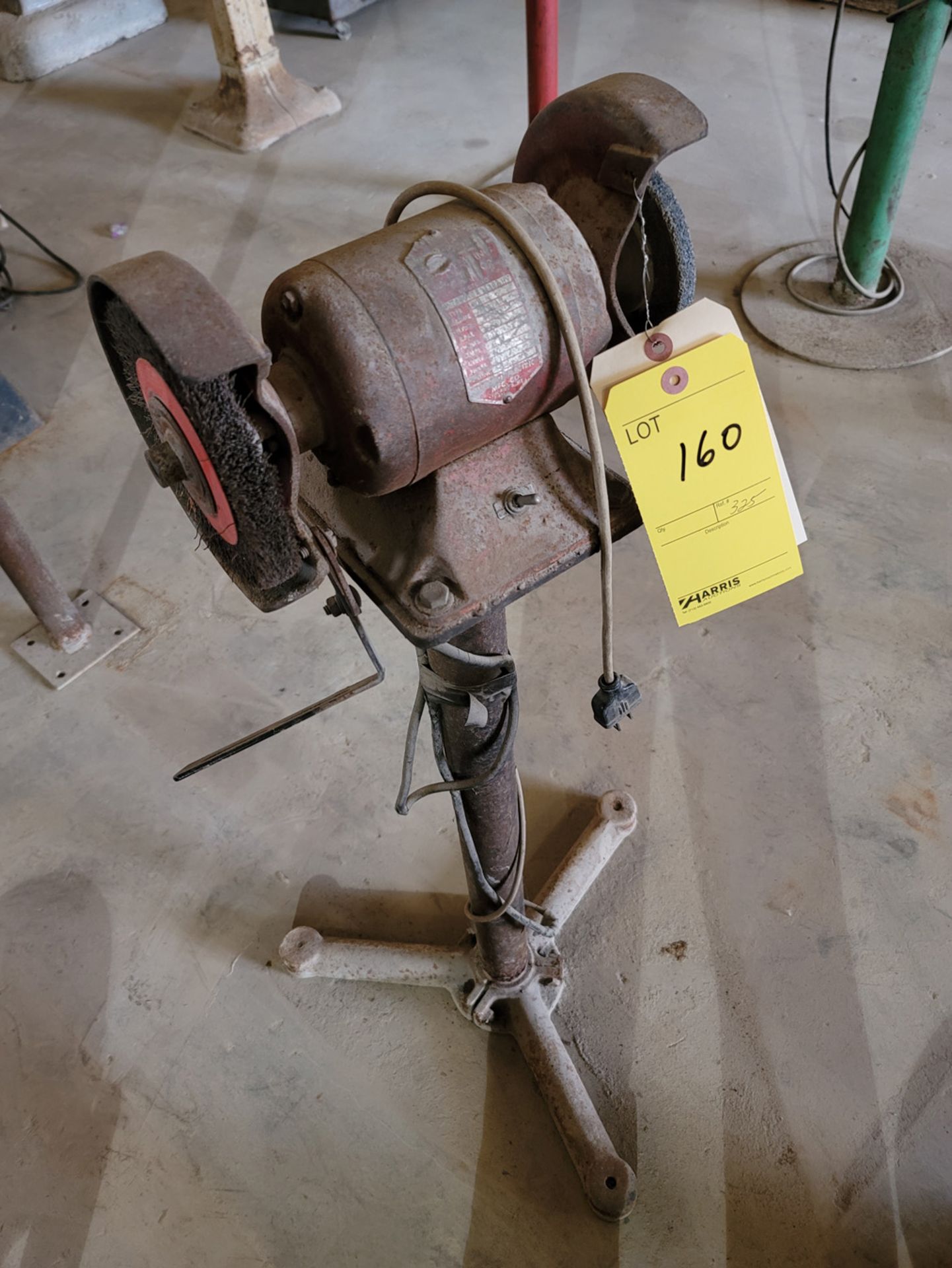 Bench Grinder on Stand