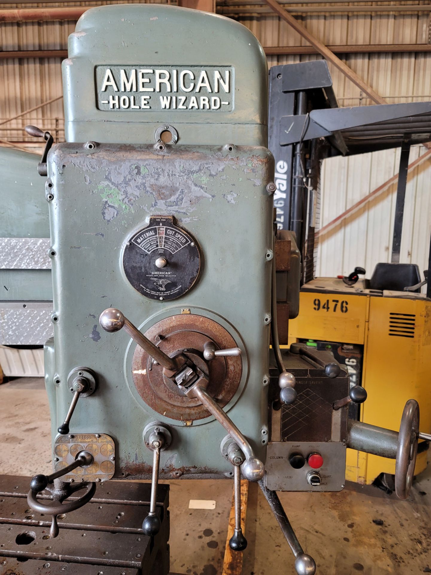 4' 13" American Hole Wizard Radial Drill - Image 8 of 11