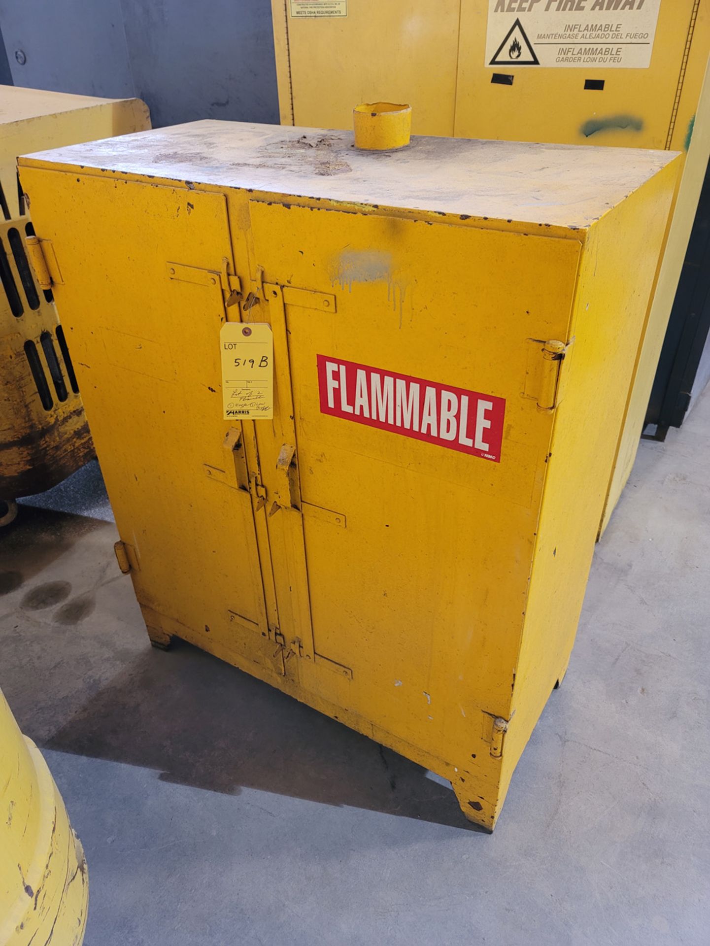 Lot of 2: Flammable Cabinets (1) Eagle, (1) Low Profile