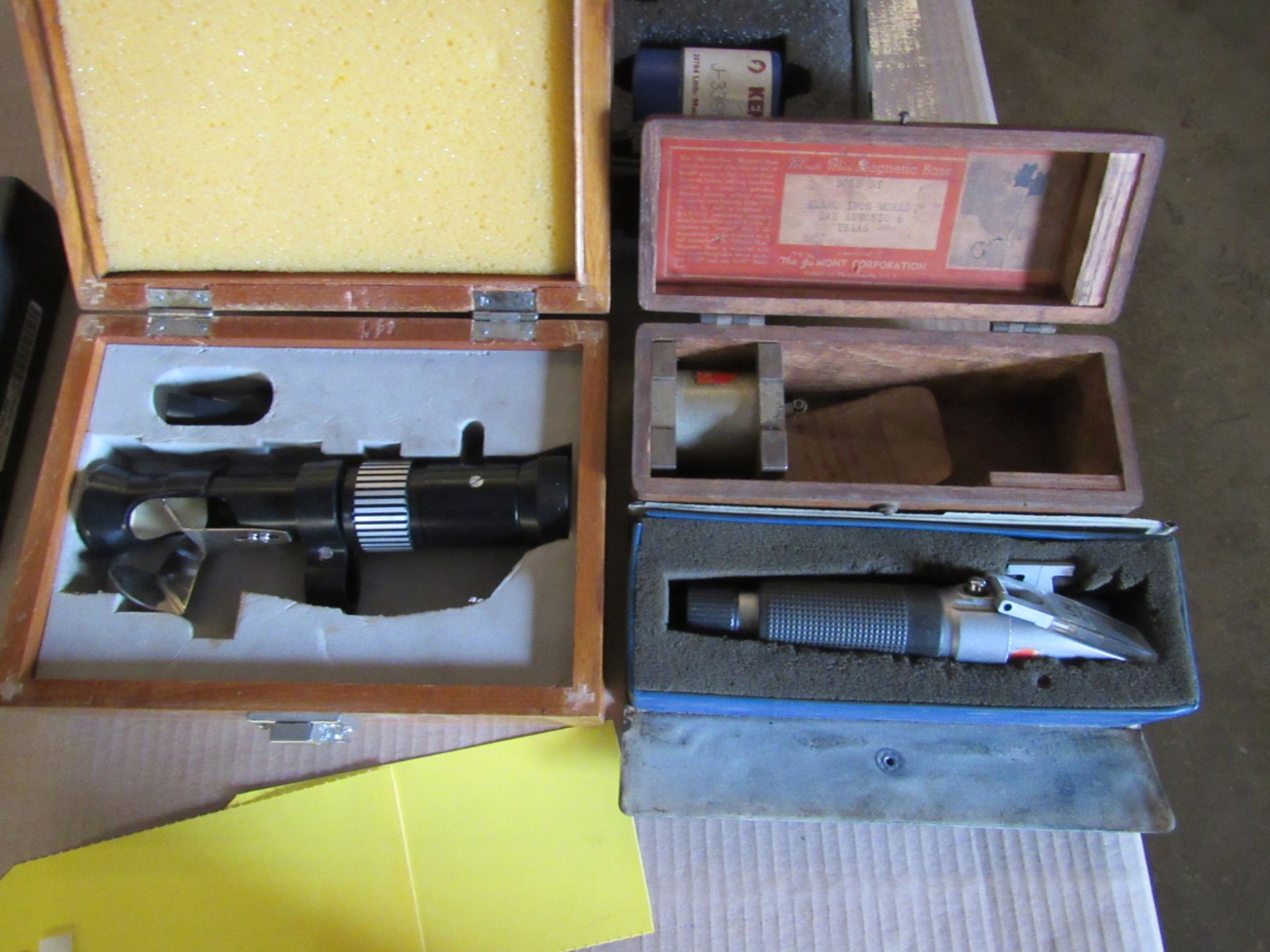 Lot of 3: Refractor Hardness Scope; Steering Gear Tool Kit; Magnetic Multi-Hole Imager
