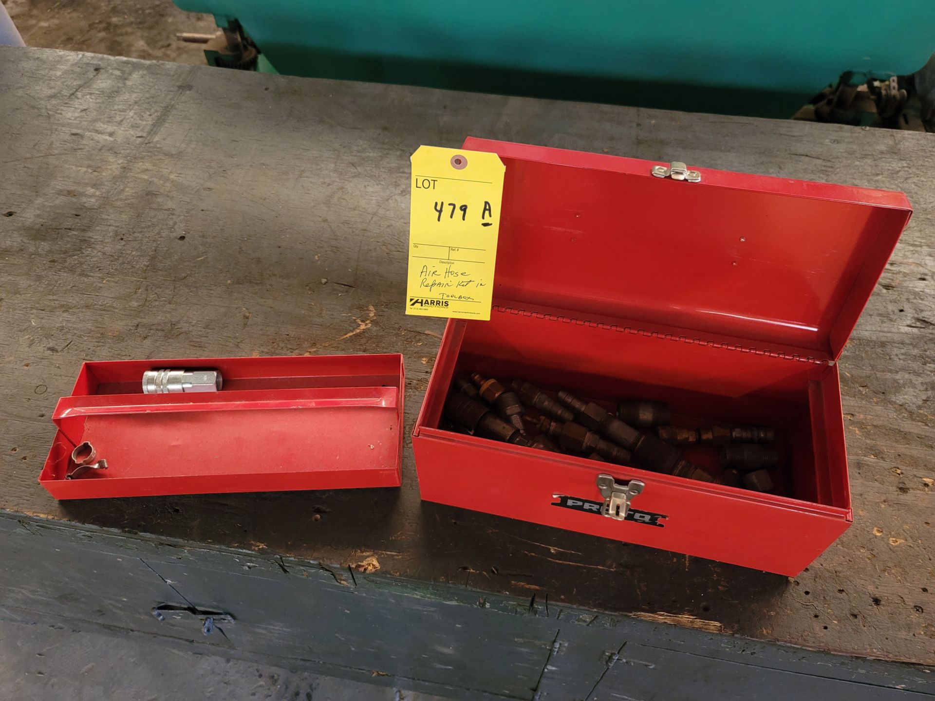 Air Hose Repair Kit in Toolbox