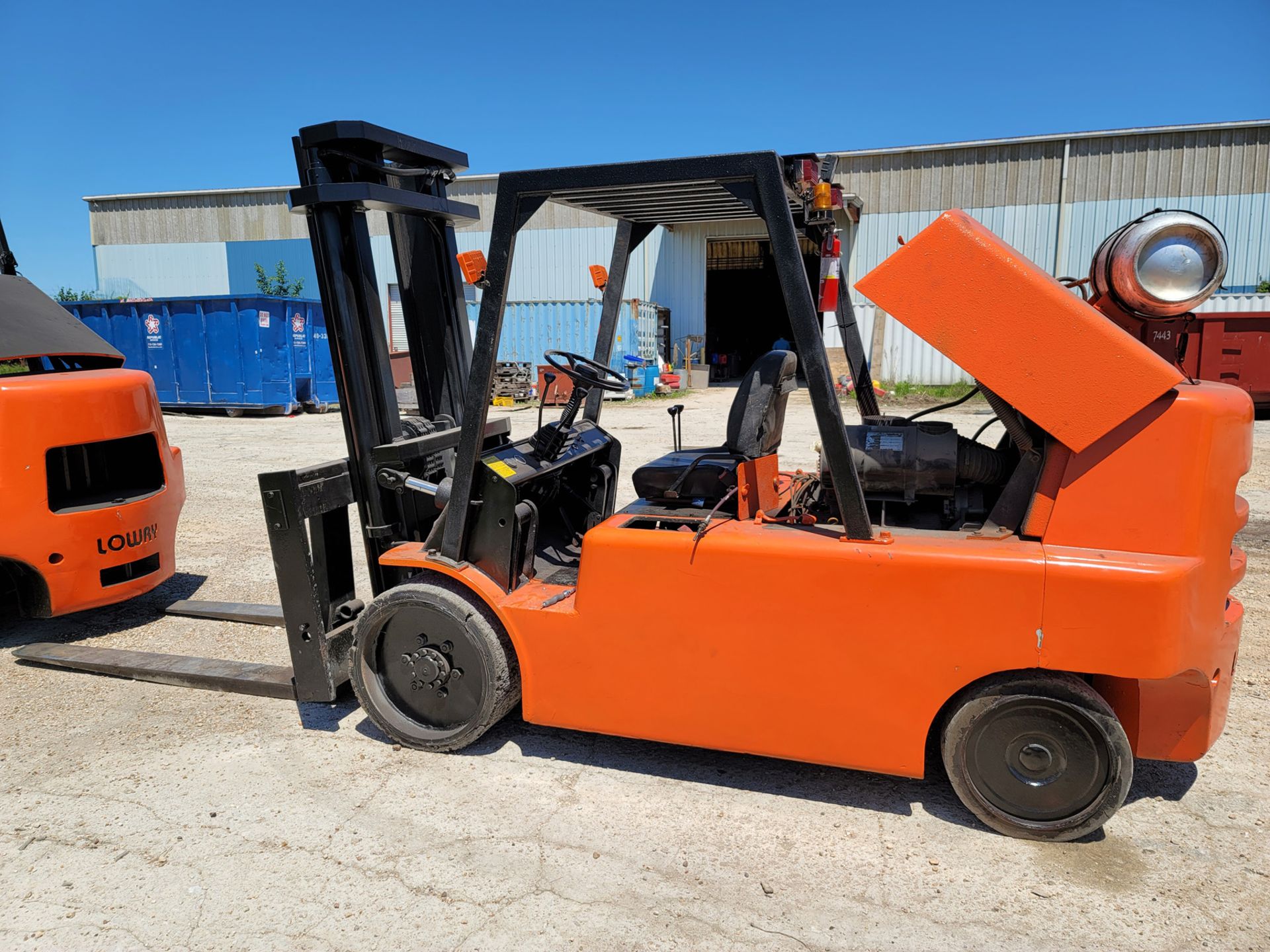 20,000 Lbs. Lowry Forklift with Boom