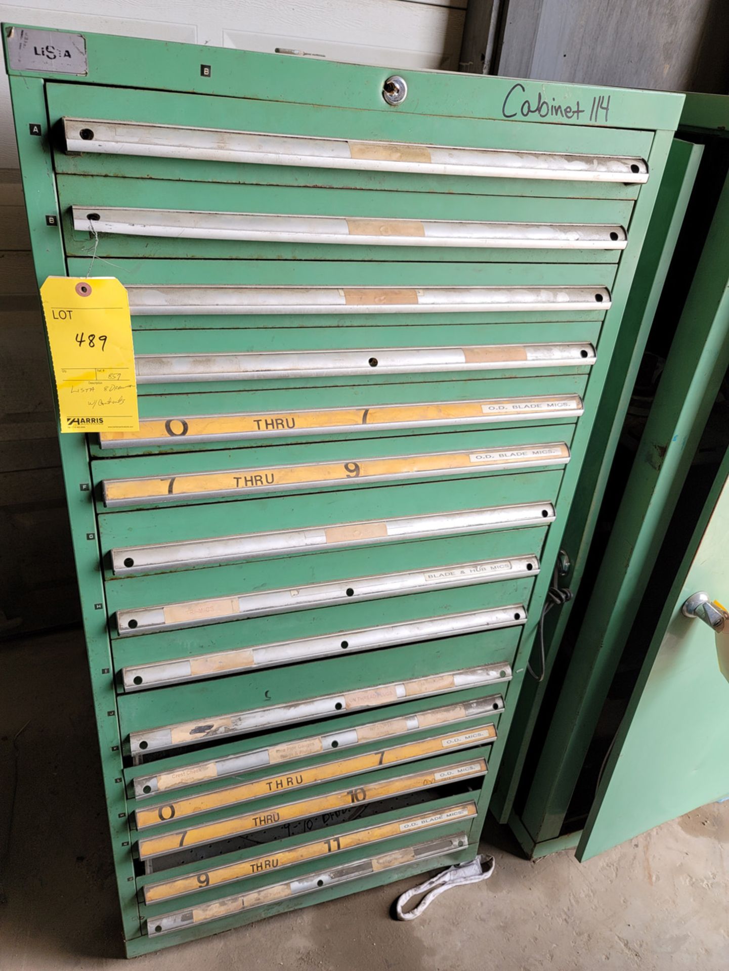 Lista 15 Drawer Tool Cabinet with Contents - Image 2 of 17
