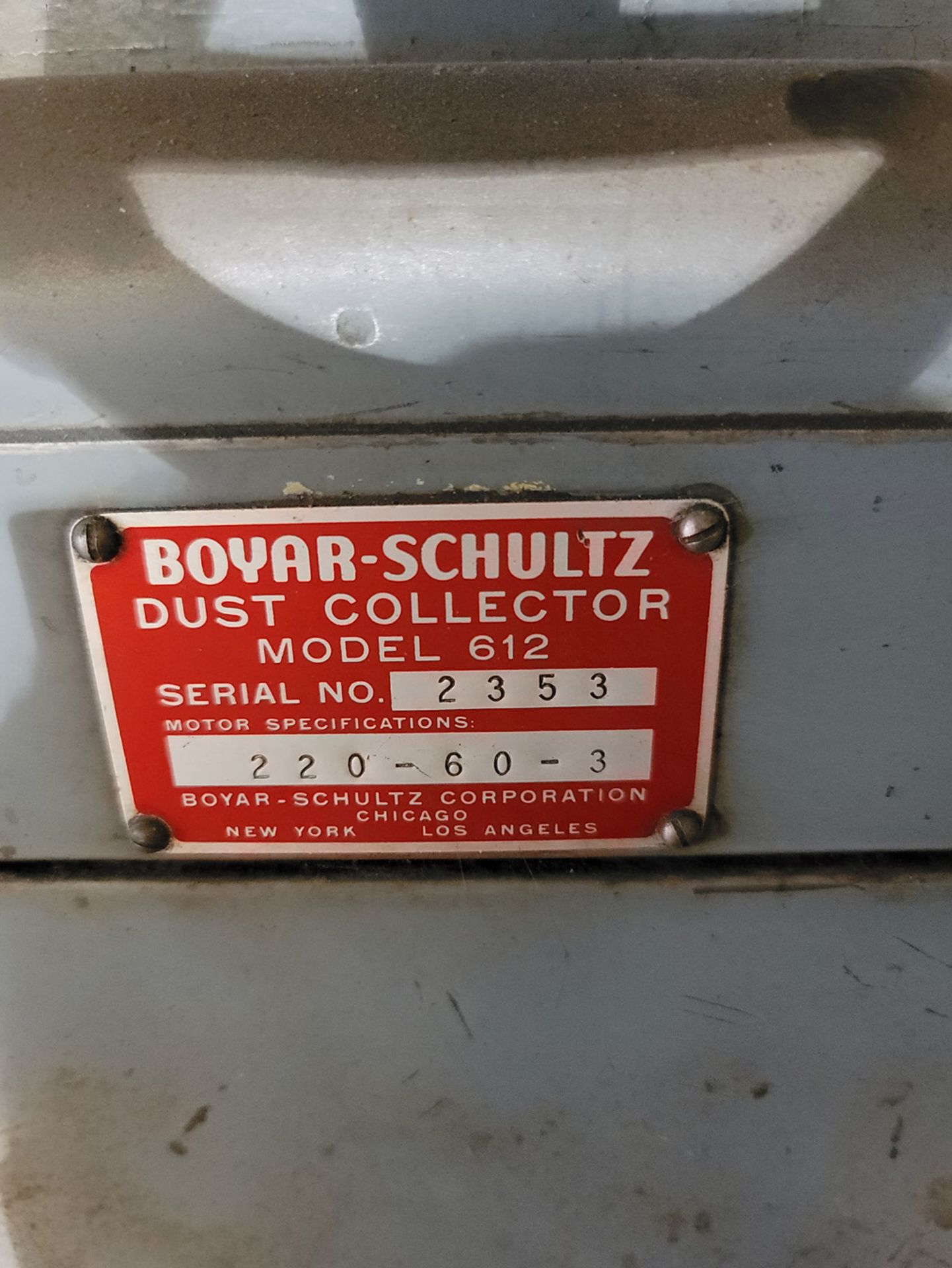 Boyar Schultz Challenger Model 612 Hand Feed Surface Grinder - Image 6 of 8