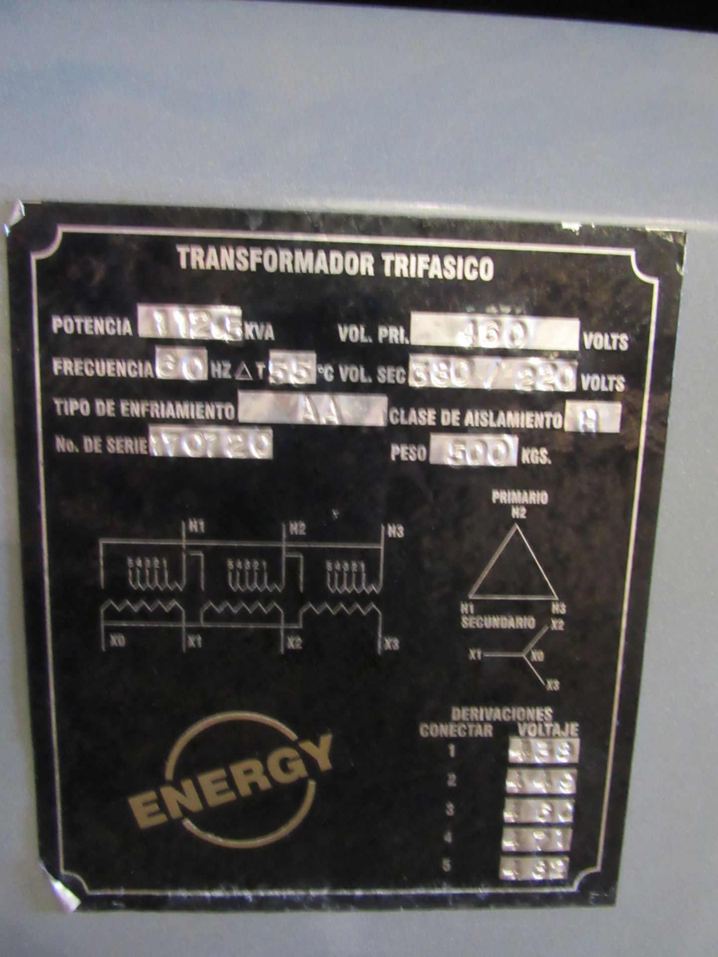 112KVA Transformer - Image 3 of 3