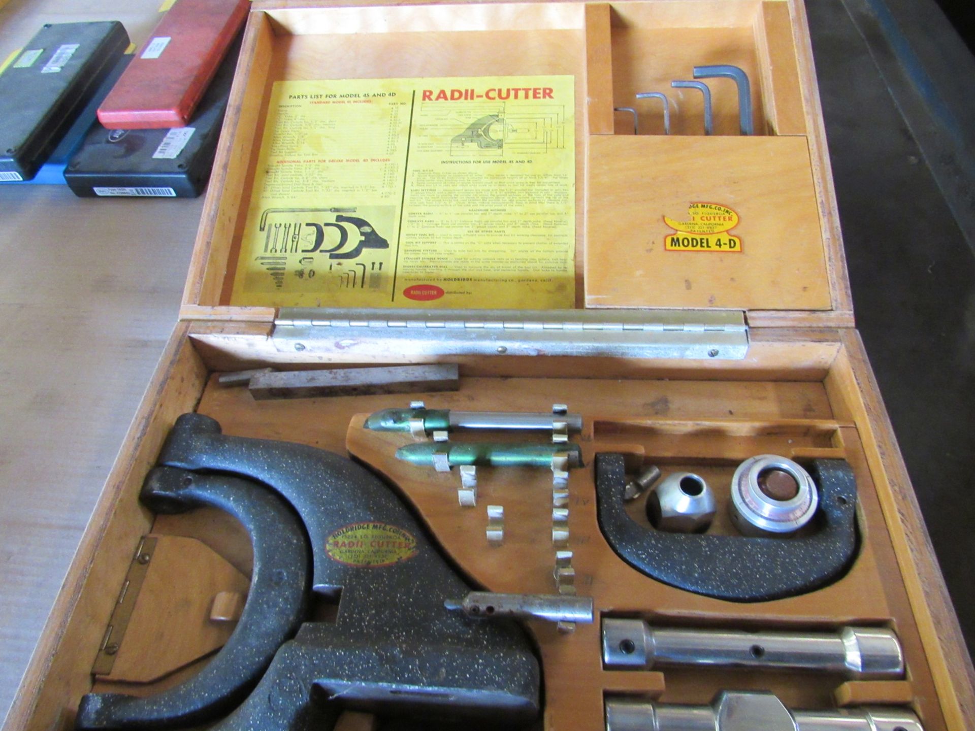 Lot of 4: Radii Model 4-D Cutter; Height Gauge; 2 Calipers - Image 2 of 3