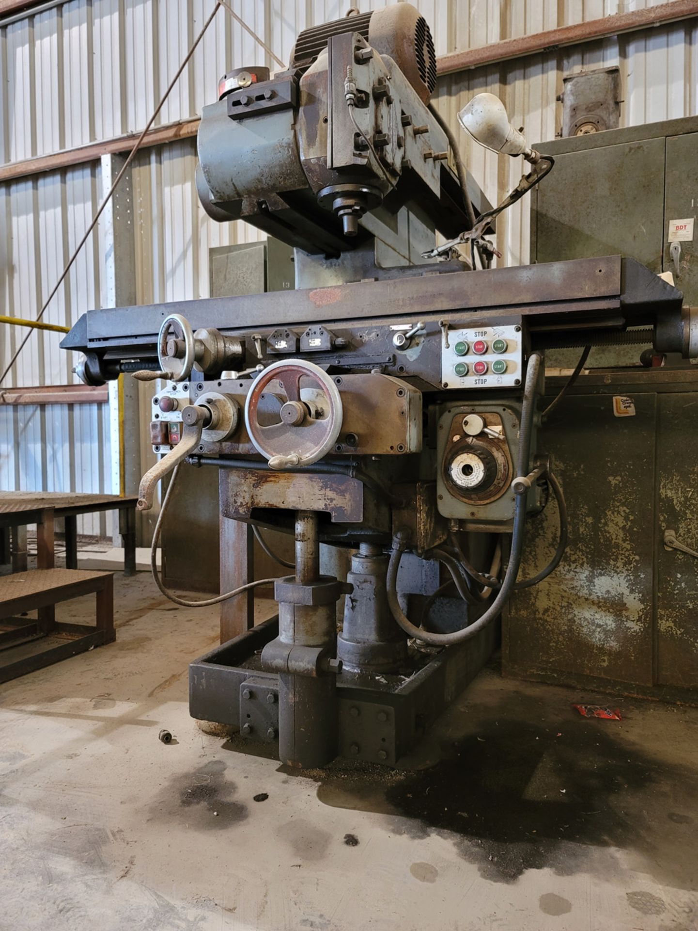 DoAll Model 447 Horizontal / Vertical Milling Machine - Image 11 of 12