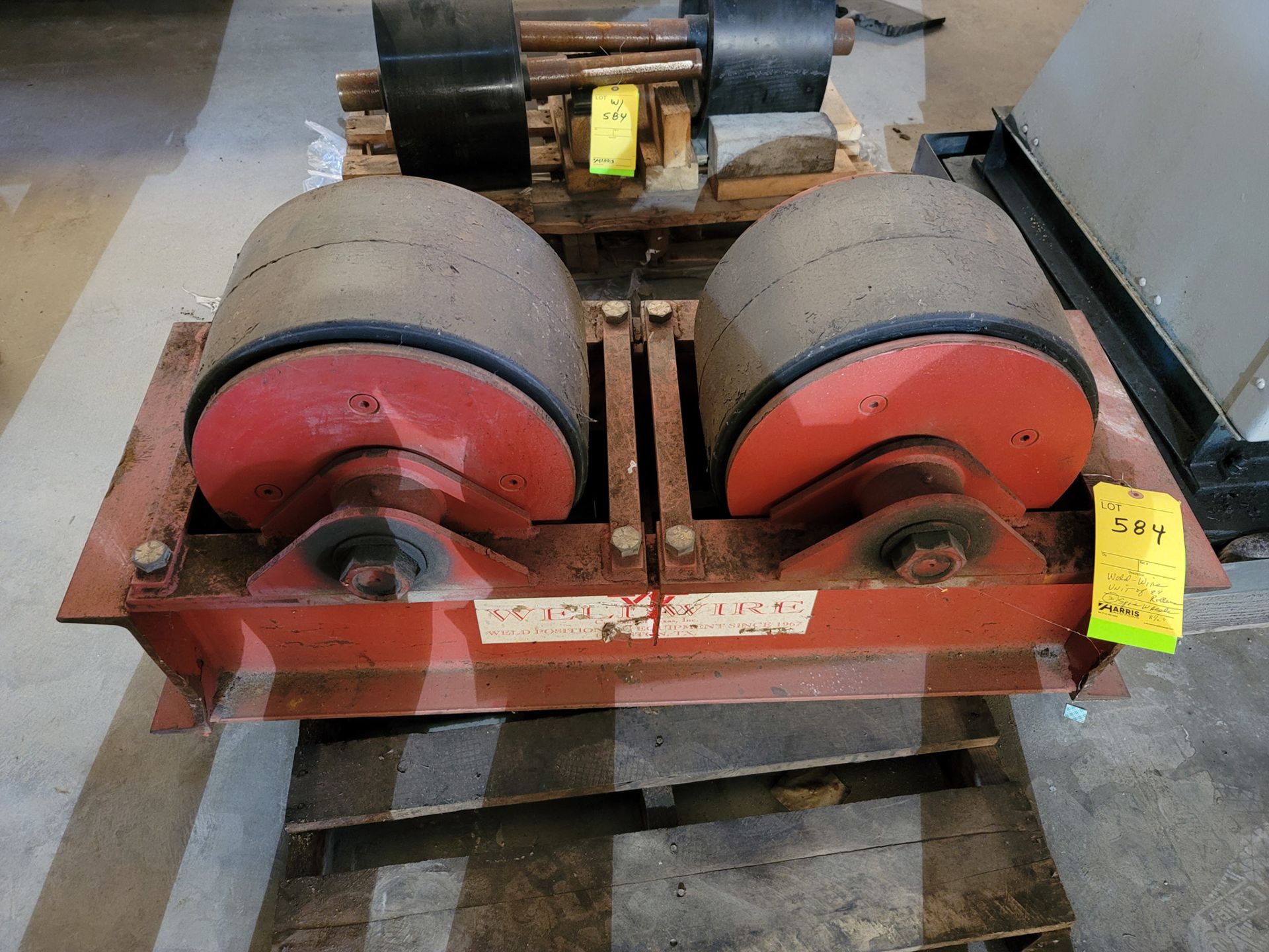 Weld-Wire 8" Turning Rolls, with 2 Spare Wheels (8-1/2") - Image 2 of 3